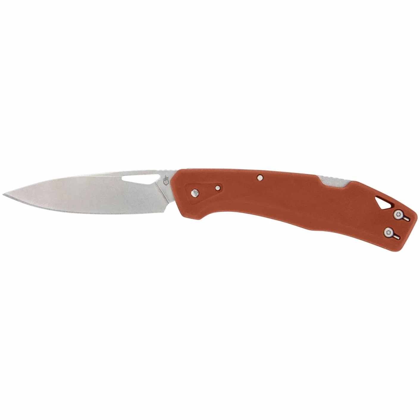 Gerber Navaja con clip para cinturón, LST, hoja de acero inoxidable 440A Clip Poin, escamas del mango de nylon reforzado con fibra de vidrio, longitud de la hoja: 6,6 cm, naranja, 1074522