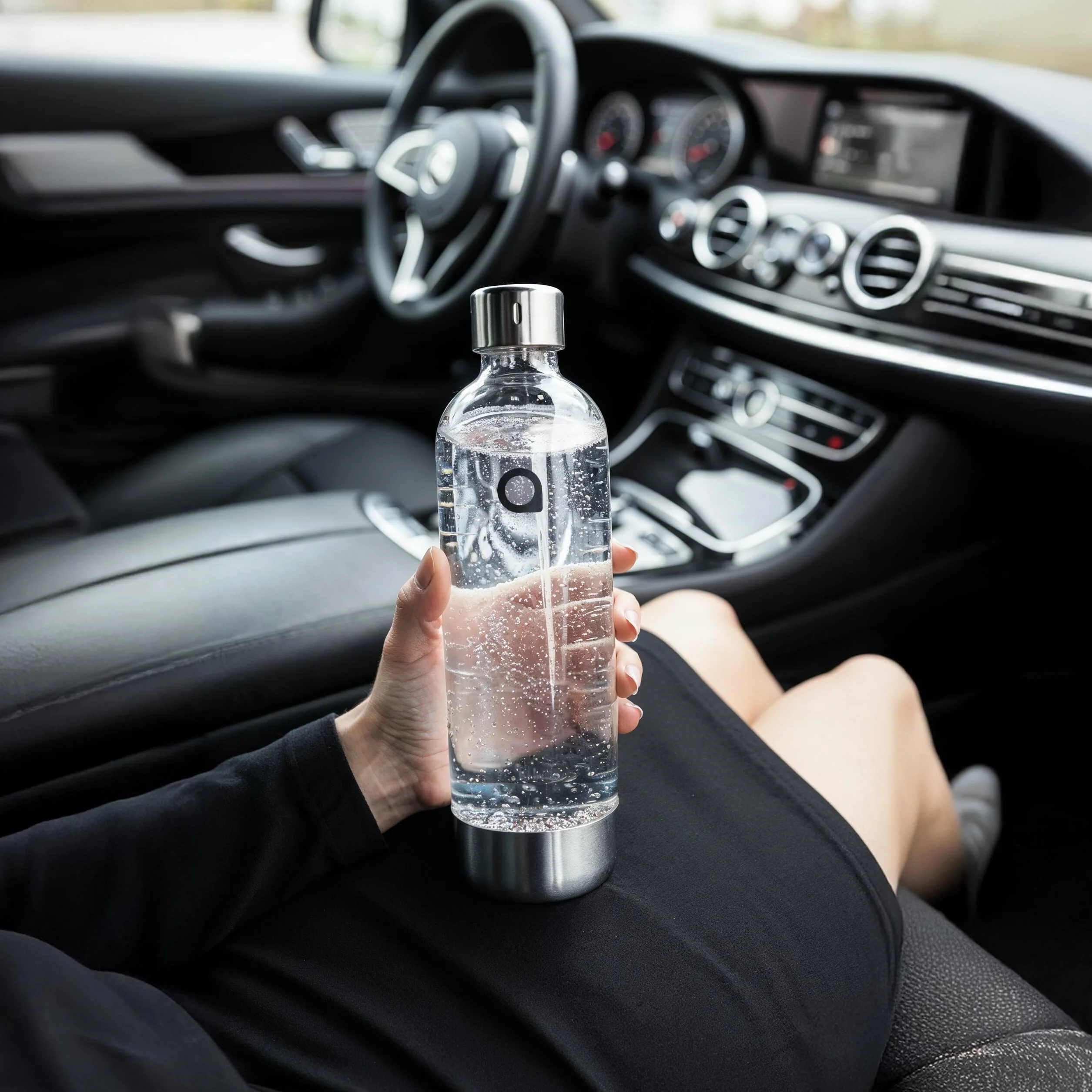 Aquafloow Gasificadora de Agua Acero Inoxidable CO₂ Recargable 60 Litros Botella Plástico Sin BPA