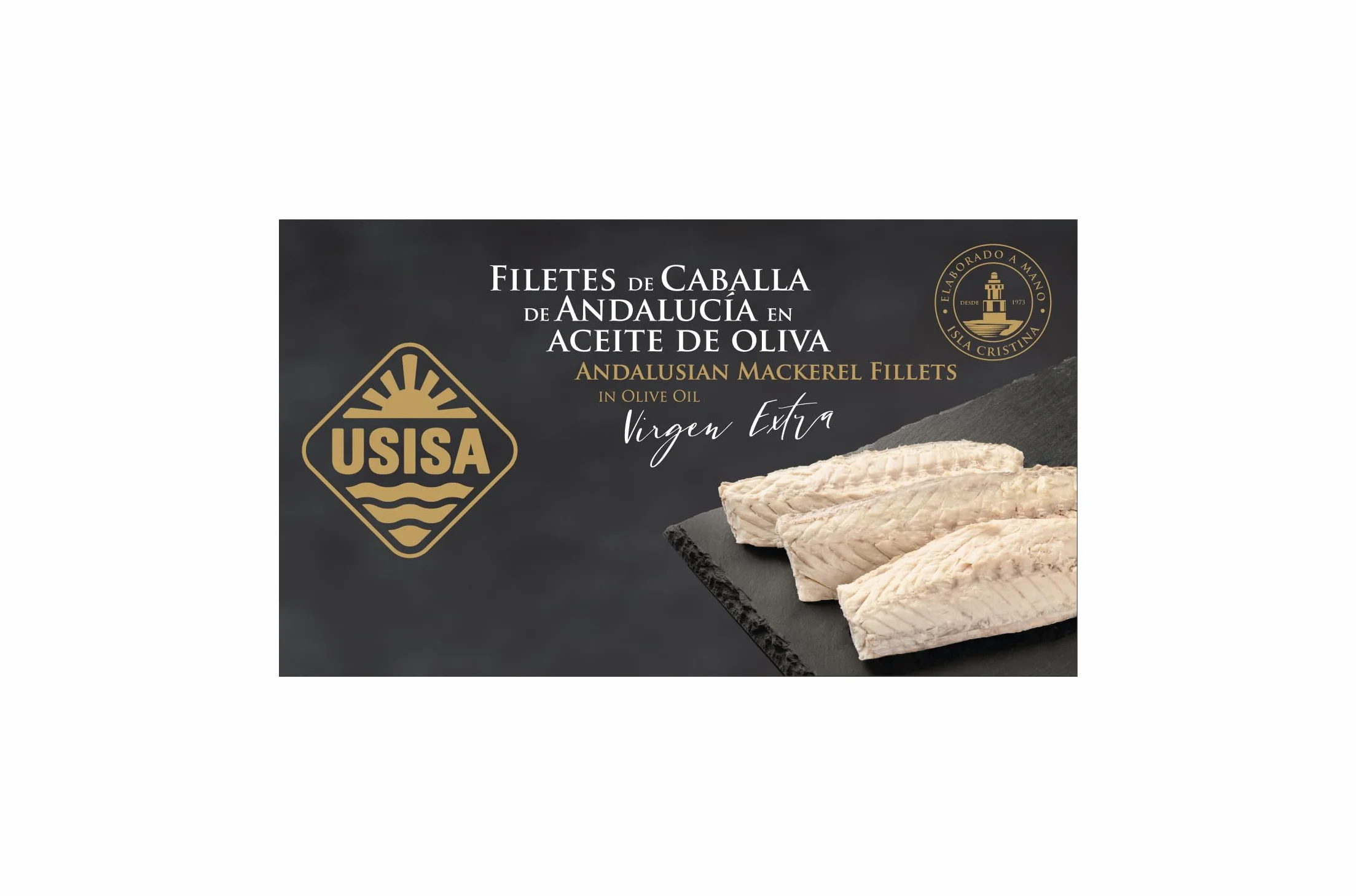 Conserva de Pescado Filetes de Caballa en Aceite de Oliva Virgen Extra Pack de 5 Latas 120g