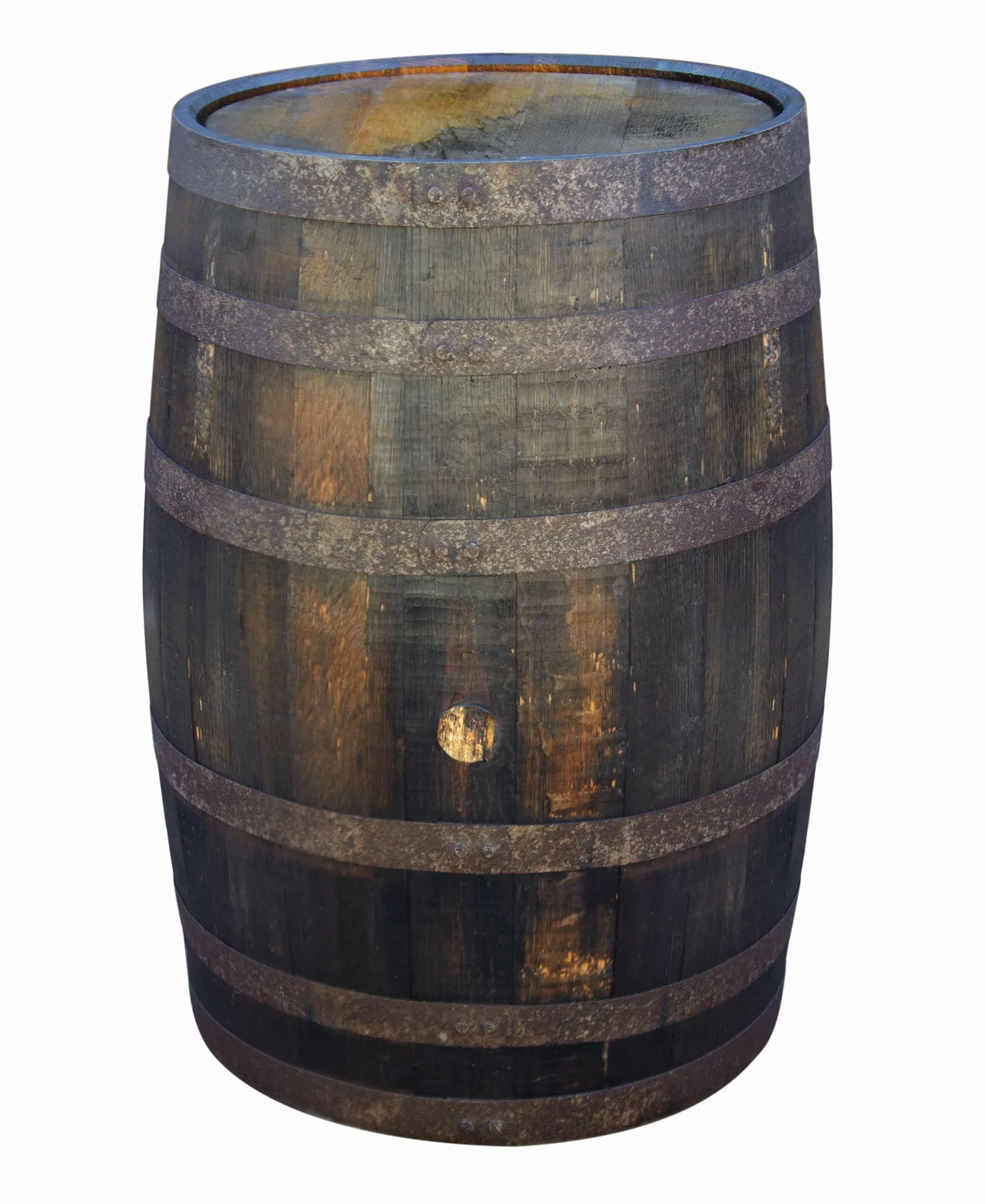 Temesso Barril de Madera Usado, auténtico Barril de Whisky escocés para decoración - con Tratamiento de Aceite