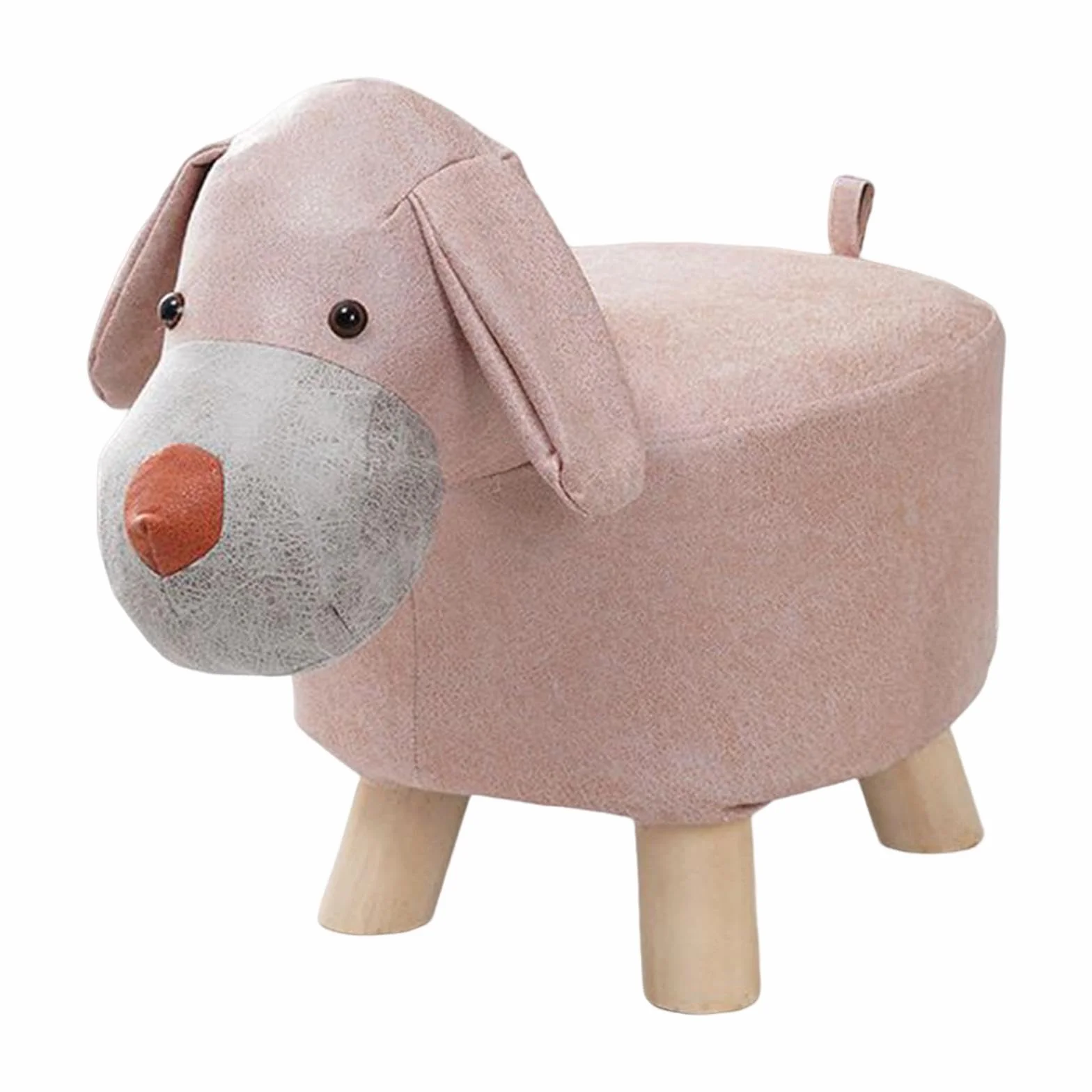 Taburete para Animales Perro Rosa Otomano Sofá Interior Exterior