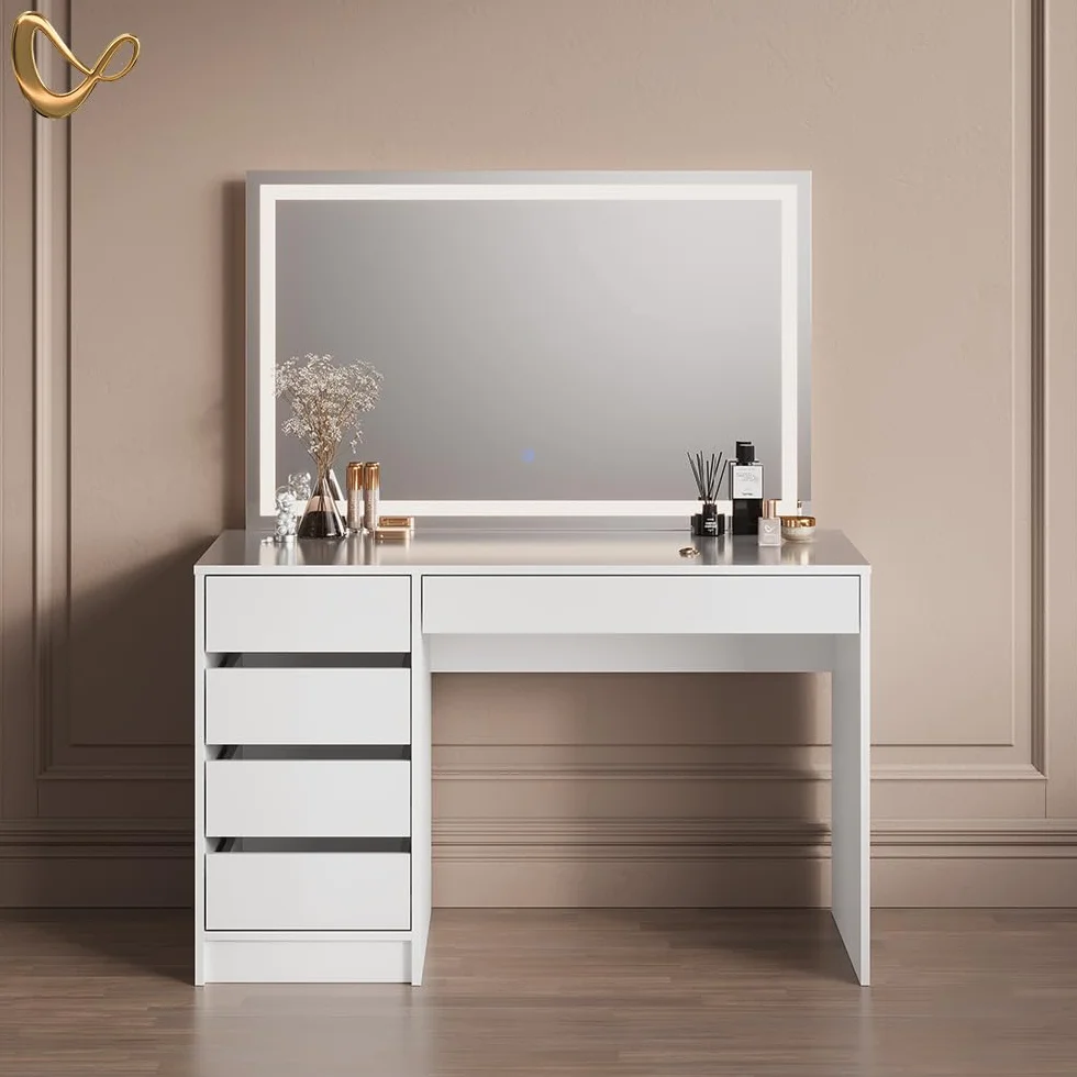 Livinity Tocador Imola, Blanco, 120 cm con iluminación LED