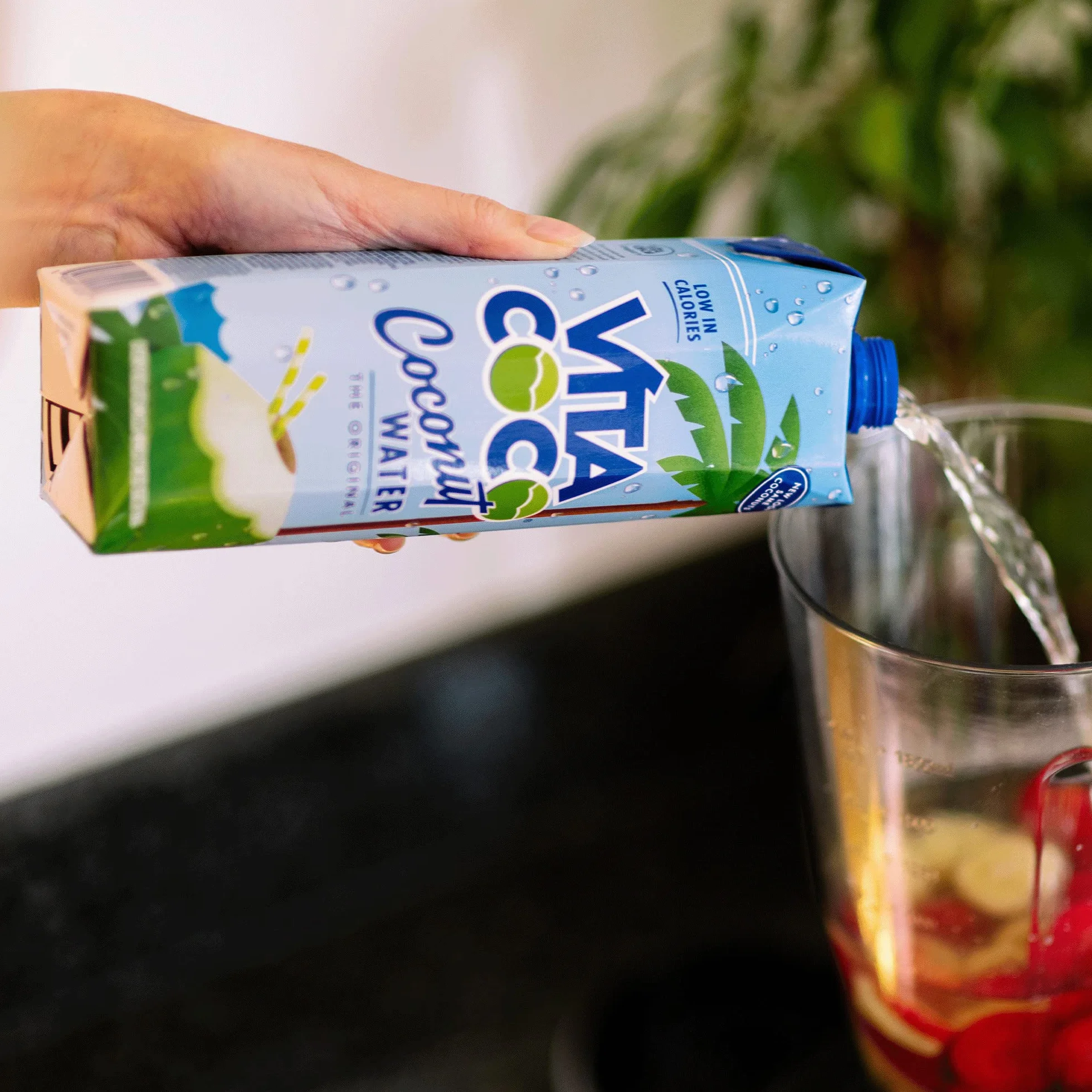 Vita Coco Agua De Coco Pura 1L x 6 Hidratante Natural Electrolitos Sin Gluten Vitamina C Potasio