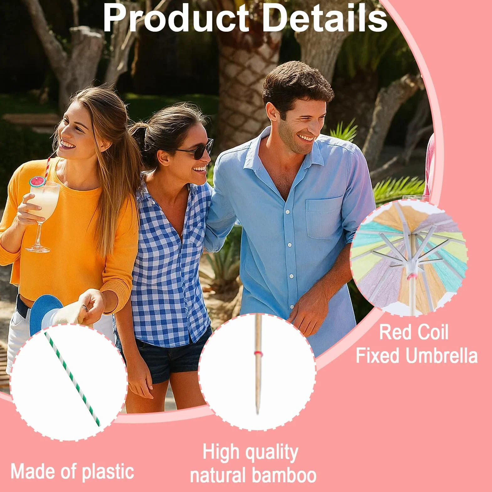 60 Piezas Sombrillas de Cócteles,Decoración de Cócteles,Cupcake Toppers,Pajitas para Bebida Cocteles,Decoracion Fiesta Hawaiana para Verano,Fiestas,Playa,Bodas,Bares,Bebidas