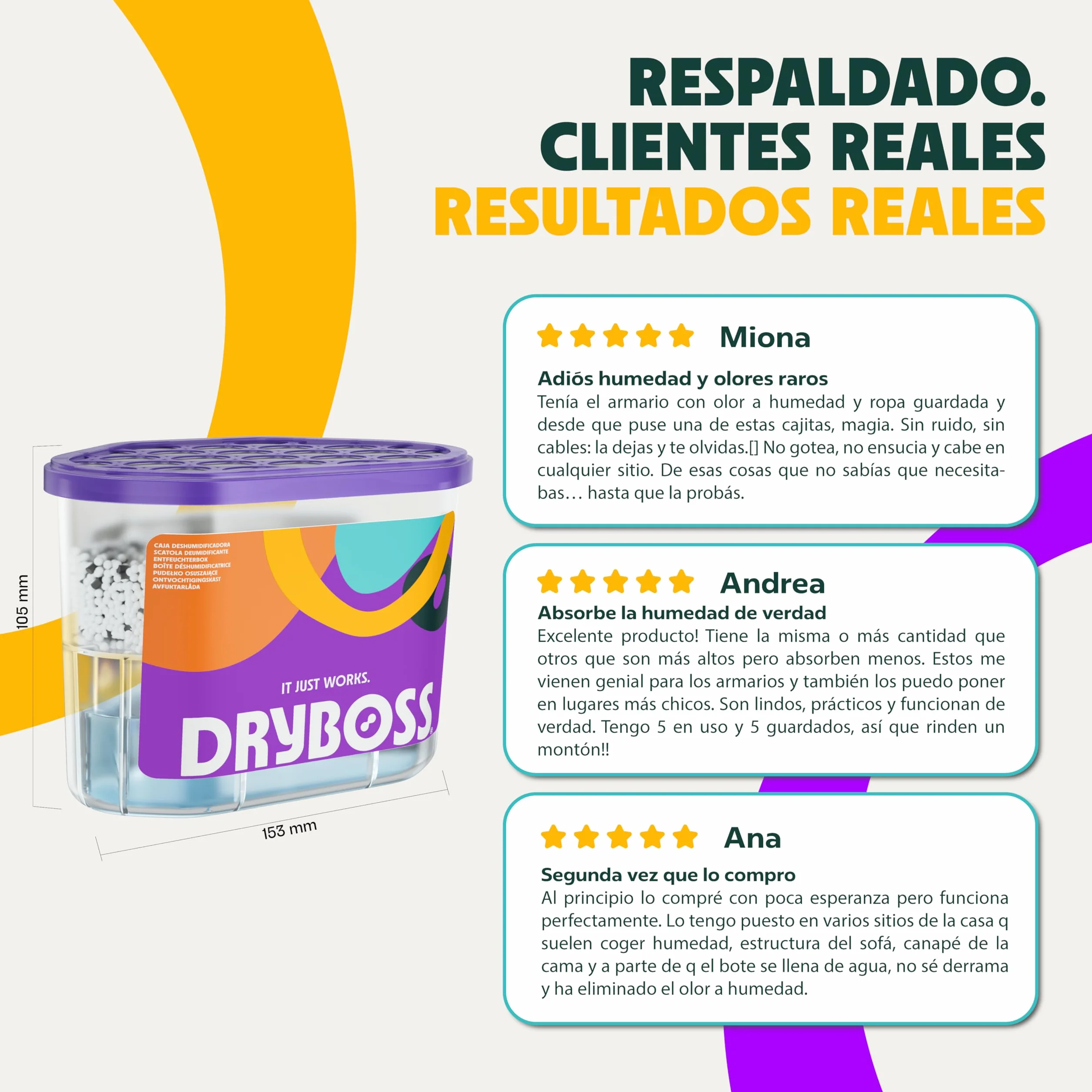 Pack x 10 Deshumidificador Absorbente Anti Humedades de Armarios, Interior Casa, Cajones, Habitacion, Pared, Coche. Quita Olores y Absorbe Humedades. Previene Condensación. Antihumedad