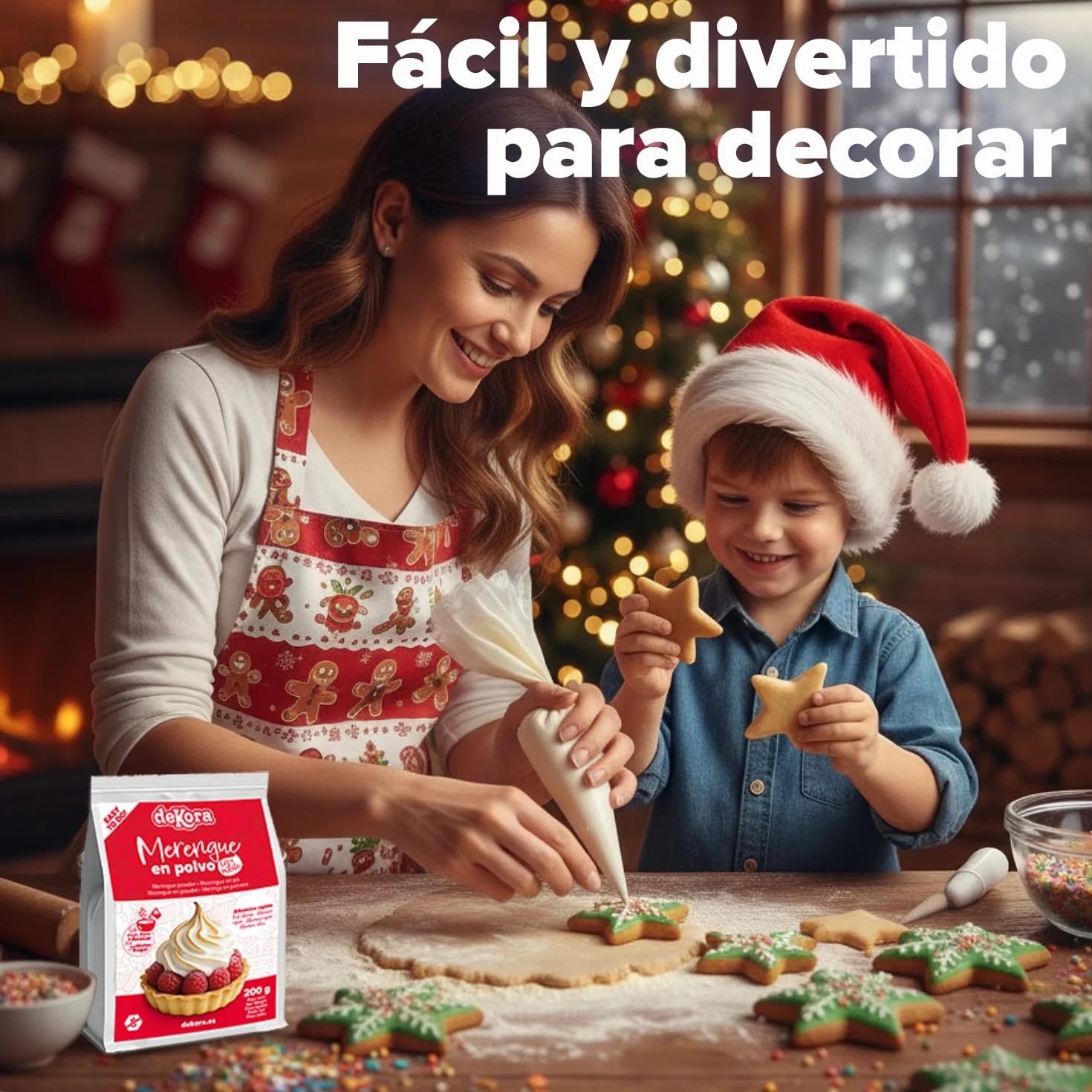 Merengue en Polvo 200 g Extra White para Tartas y Cupcakes, Albúmina Sin Gluten Sin Lactosa