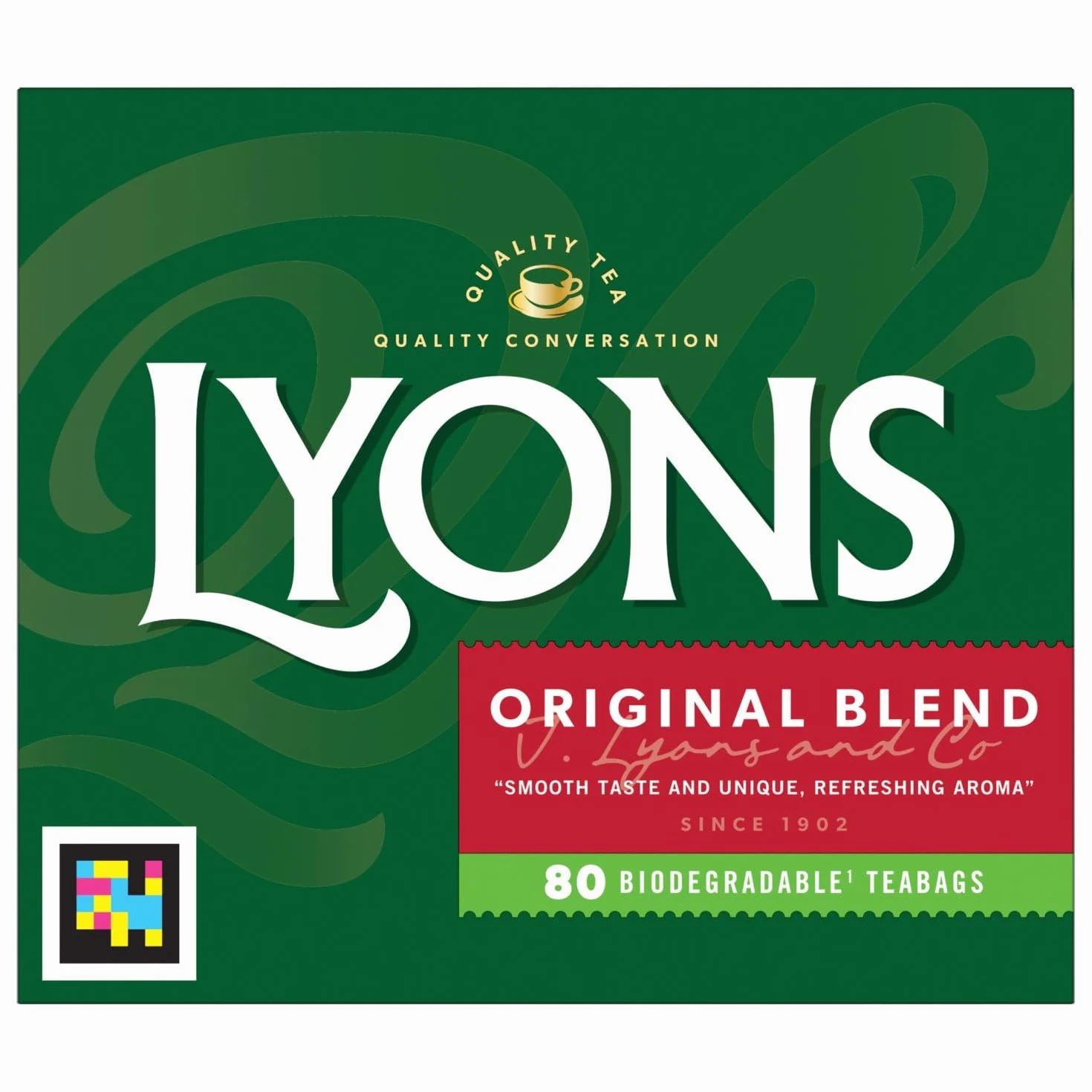 Lyons Té irlandés original Conjunto De 4