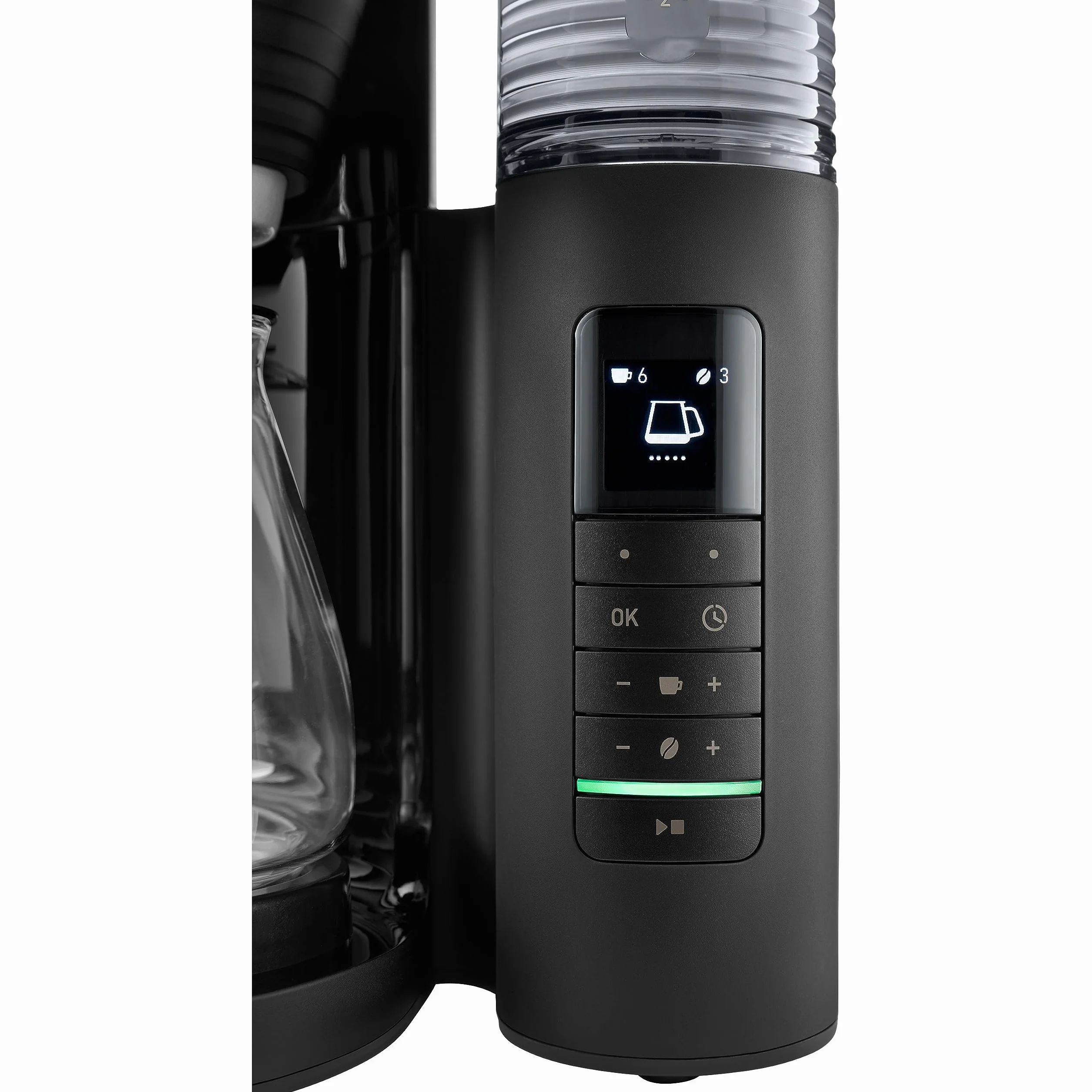 Melitta AromaFresh Pro X - Cafetera de goteo con molinillo integrado, cafetera de filtro con jarra térmica y depósito de agua extraíble, máquina de café para hasta 10 tazas, negro