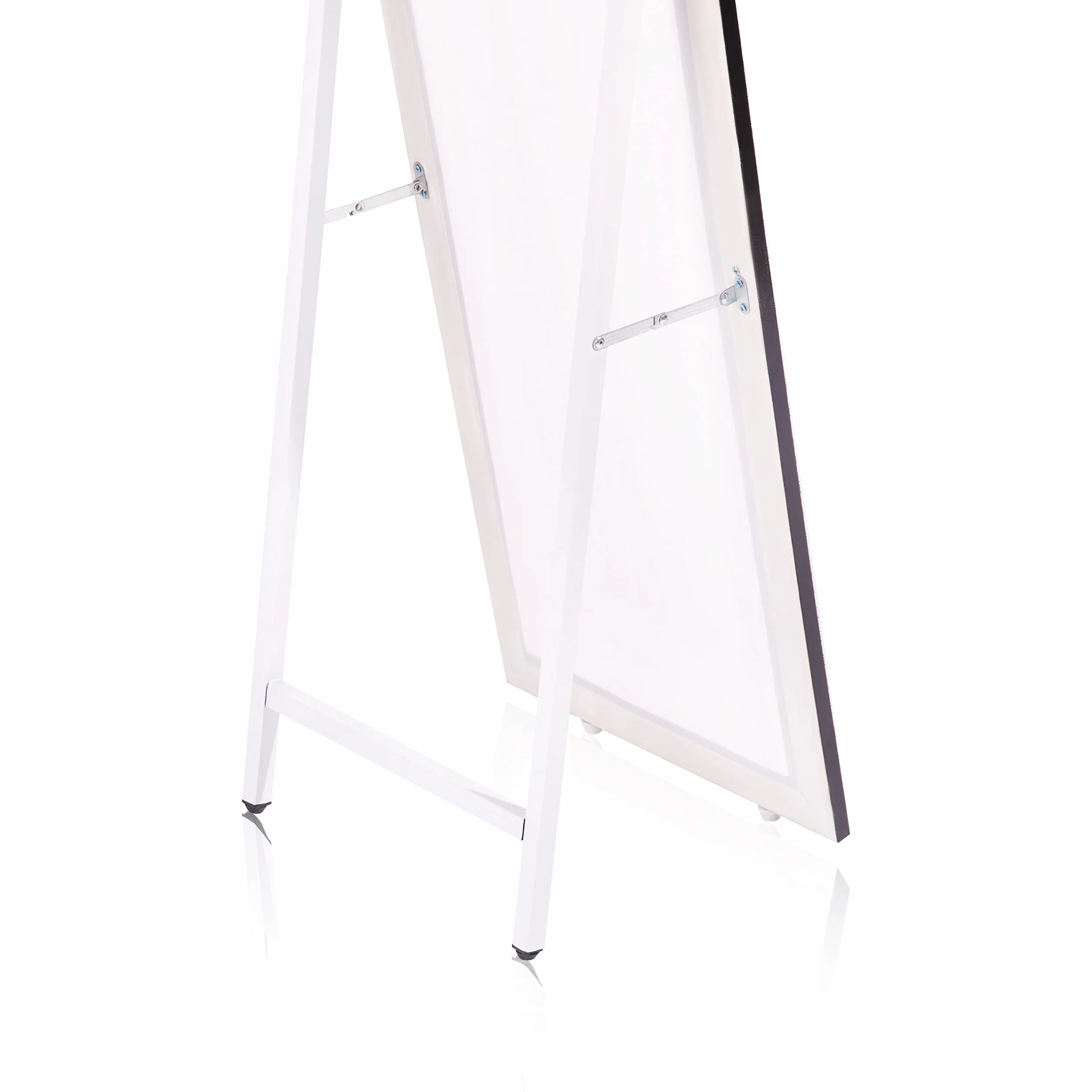 duehome Espejo Rectangular de Pie, Espejo Alto, Cardiff, Negro, 146.5 cm Alto x 38.5 cm Ancho