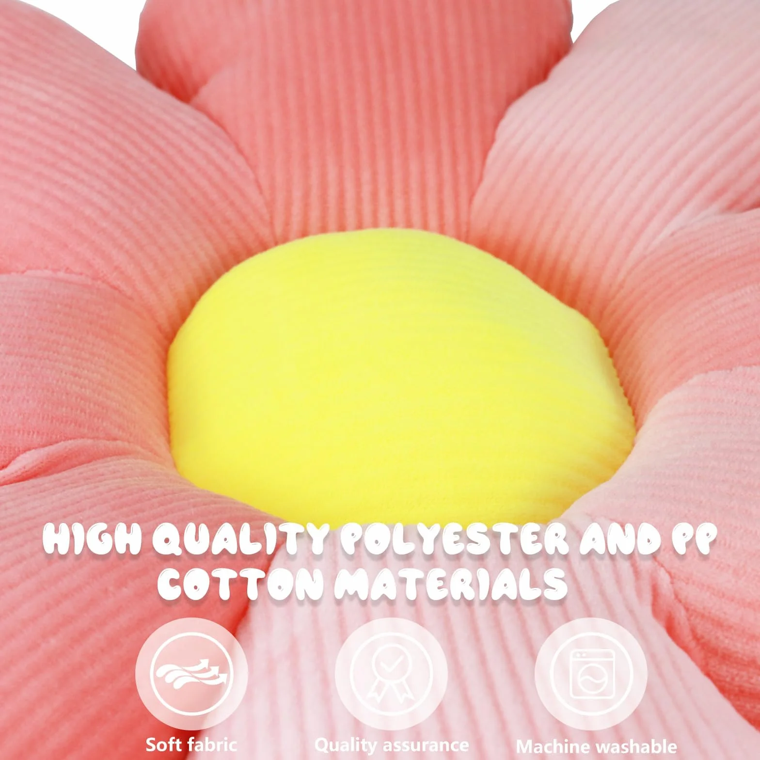Cojines de suelo margarita flor para cama sofá silla