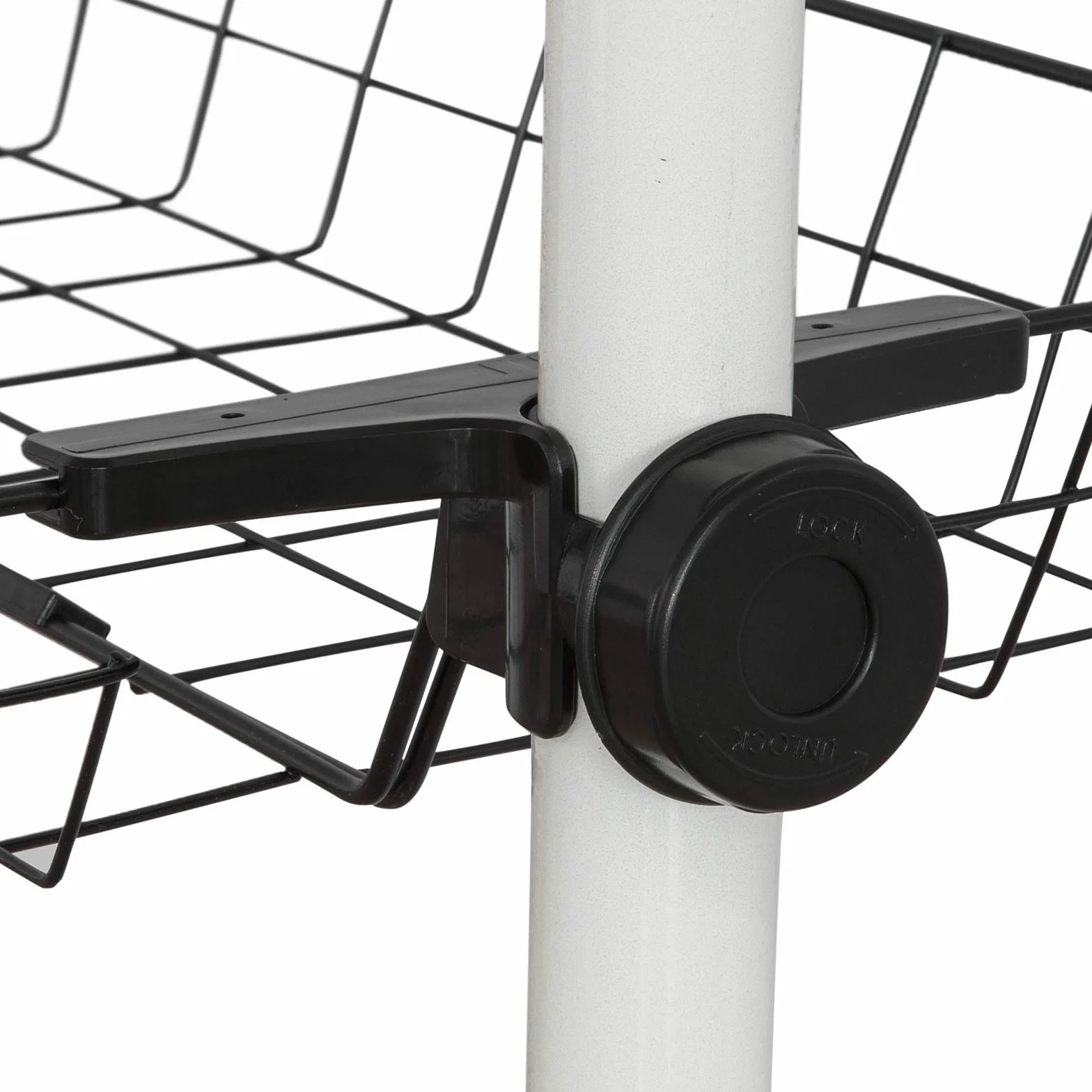 SoBuy FRG38 Perchero telescópico extensible metal y plástico