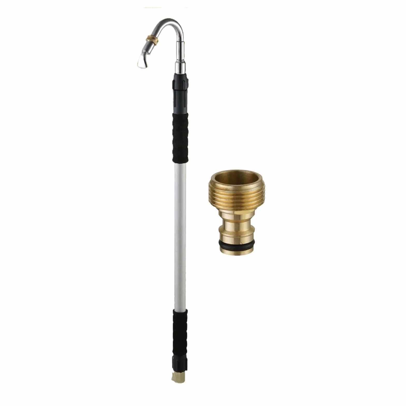 limpiadora de canalones: extensible sin escaleras | Mantenimiento De Altura Ajustable, Herramienta De Limpieza De Canal Telescópica Para El Césped De La Ventana Del Tejado Del A