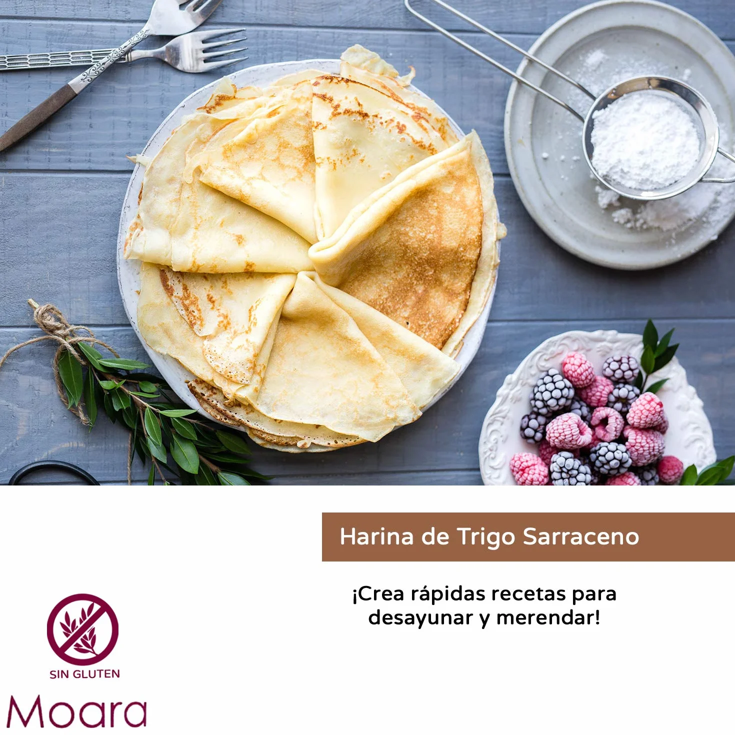 Harina de trigo sarraceno ecológica sin gluten - Harina sarracena BIO