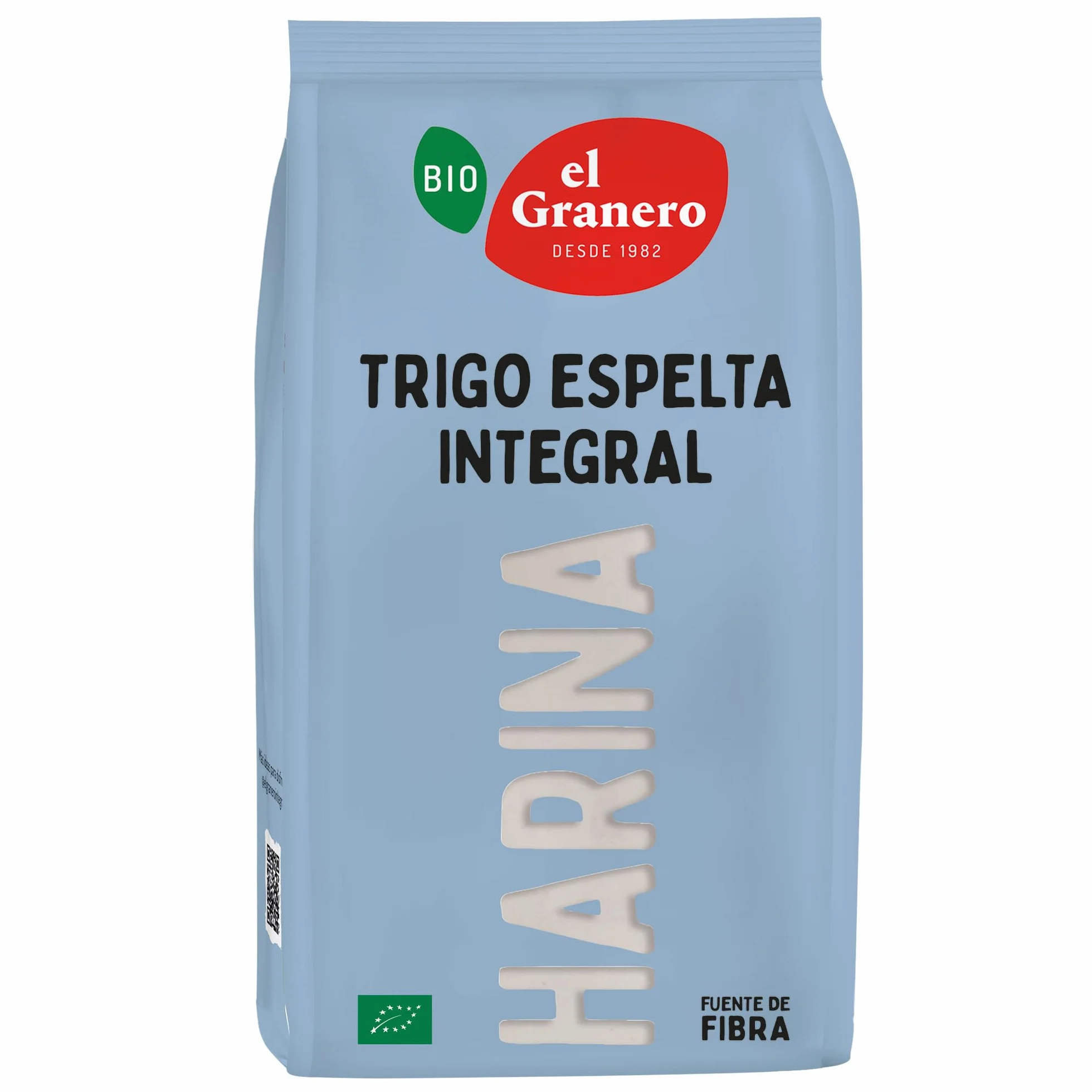 El Granero Integral Harina Ecológica de Trigo Espelta Integral 1 kg Sin Azúcar Añadido