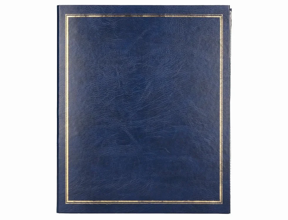 Album DE Fotos LIDERPAPEL Anillas Serie Classic con 20 Hojas Autoadhesivas Color Azul