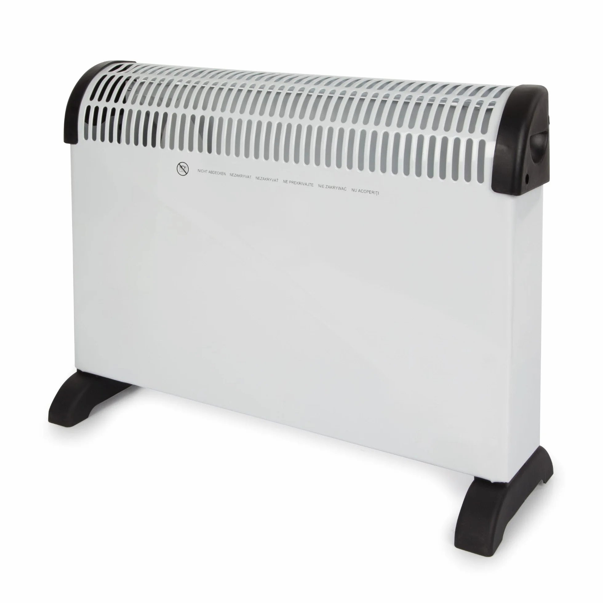 Perel Calefactor convector 2000W, convector eléctrico con 3 niveles de calor, termostato, IP20 protección contra sobrecalentamiento, portátil o montaje mural para estancias hasta 60 m³