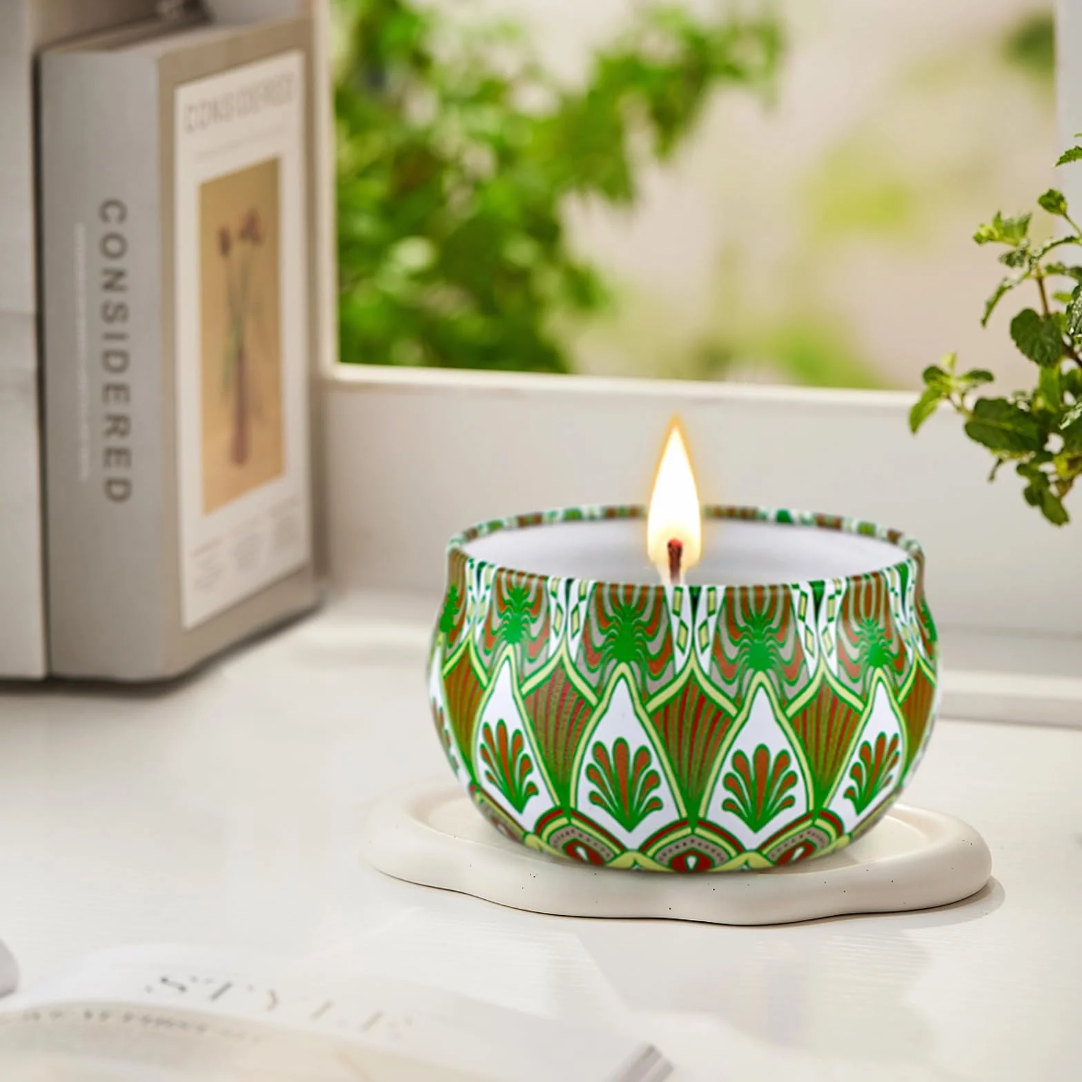 Velas Aromáticas Cera de Soja Regalos Originales para Mujer 12 Unidades Larga Duración