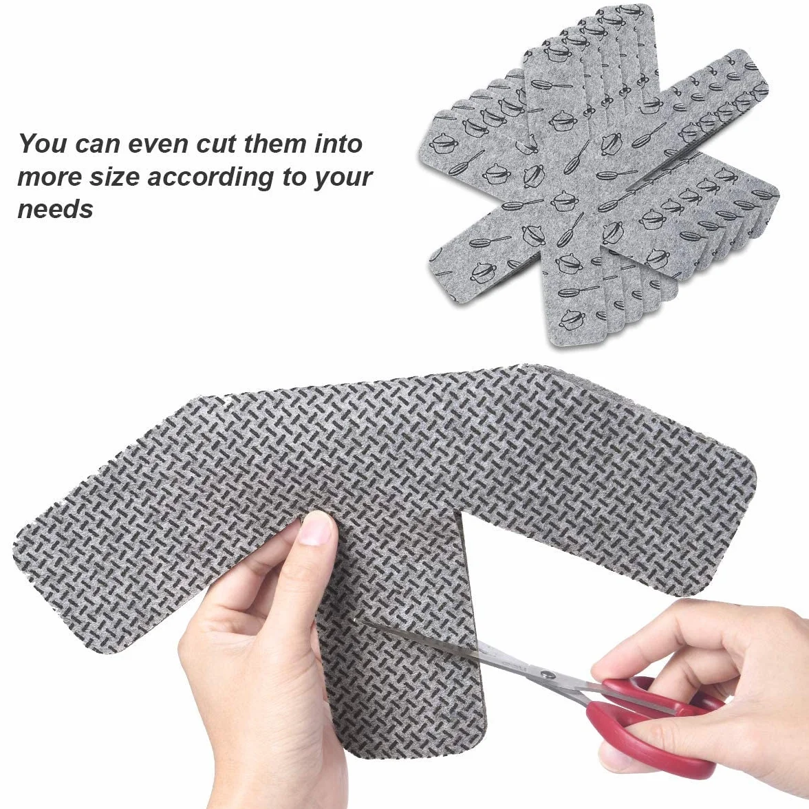Flintronic 8pcs Salvamanteles de Tela No Tejidas, Protector de Olla Antideslizante