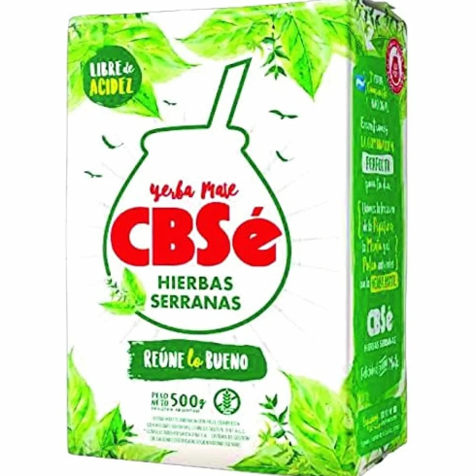 CBSÉ Yerba Mate Hierbas Serranas 500g