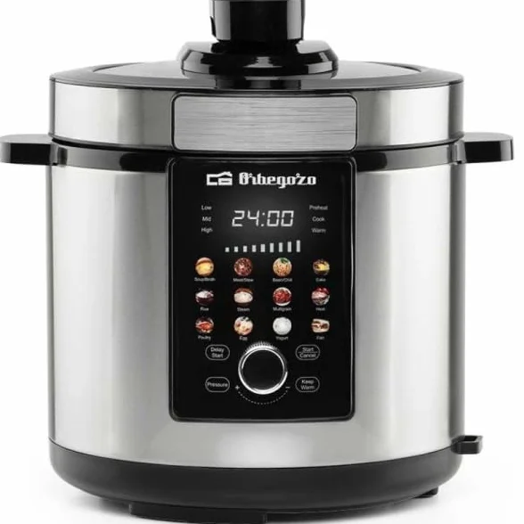Orbegozo Olla Eléctrica Programable HPE 6500-1000W- Capacidad 6L