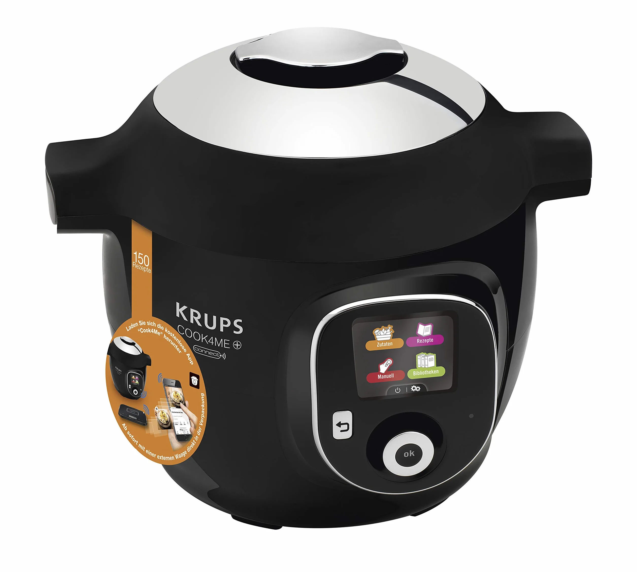 Krups CZ8568 Cook4Me Multicooker 1600 W 6 L Negro Gris