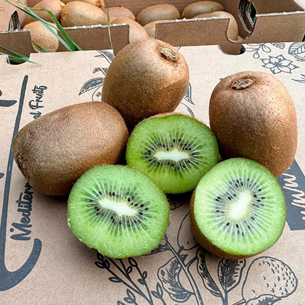 Kiwi Caja 2 Kg Fruta Directa del Agricultor Cultivado Sostenible España Rico en Vitamina C