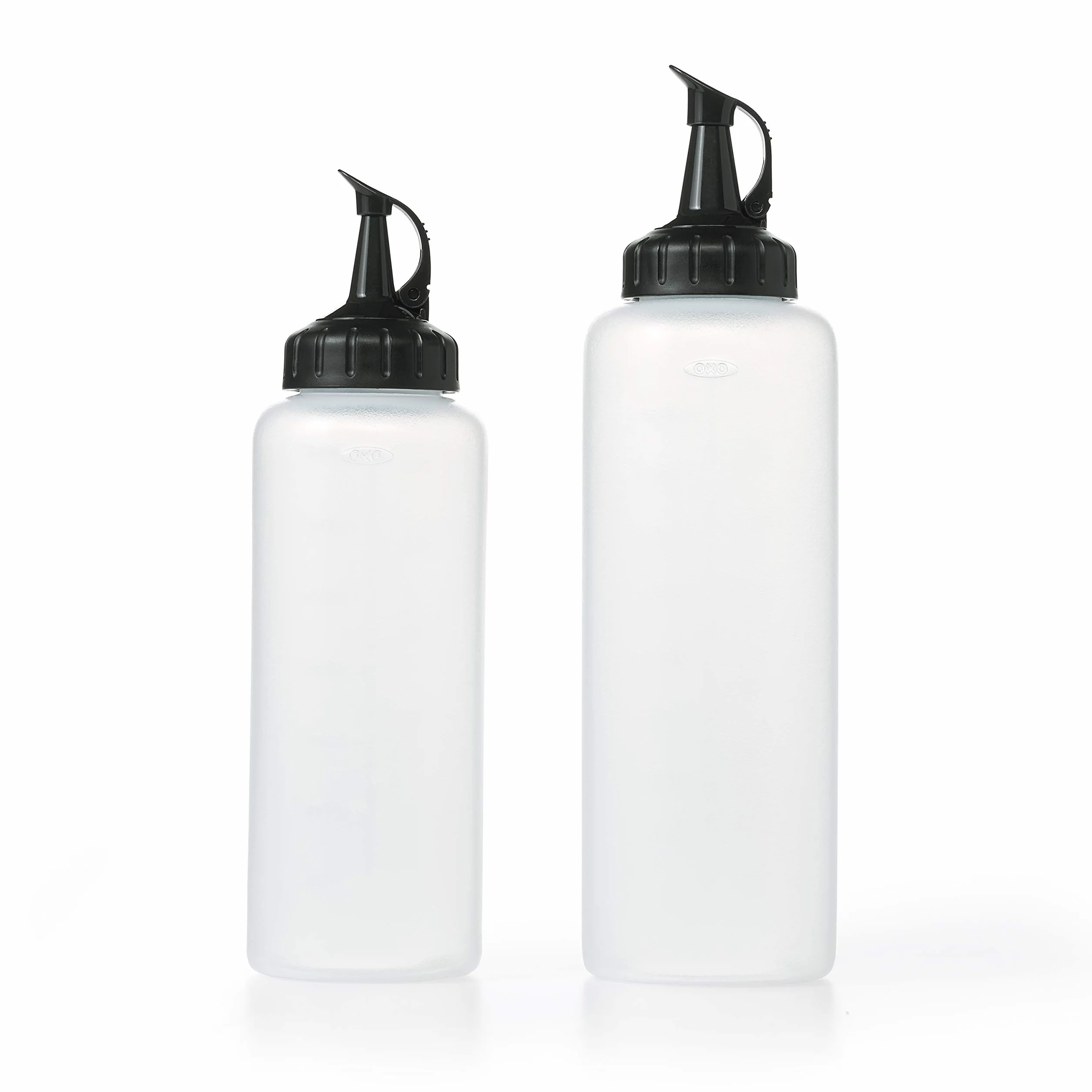 OXO Juego de botellas para exprimir transparente