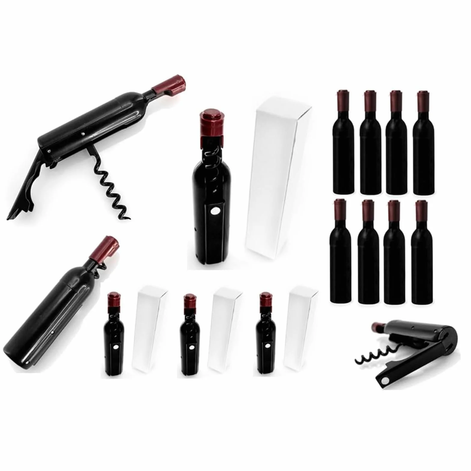 Pack de 30 Sacacorchos Magéntico. Saca corchos para Botellas Vino - Regalos prácticos para Bodas y Eventos, Bodegas