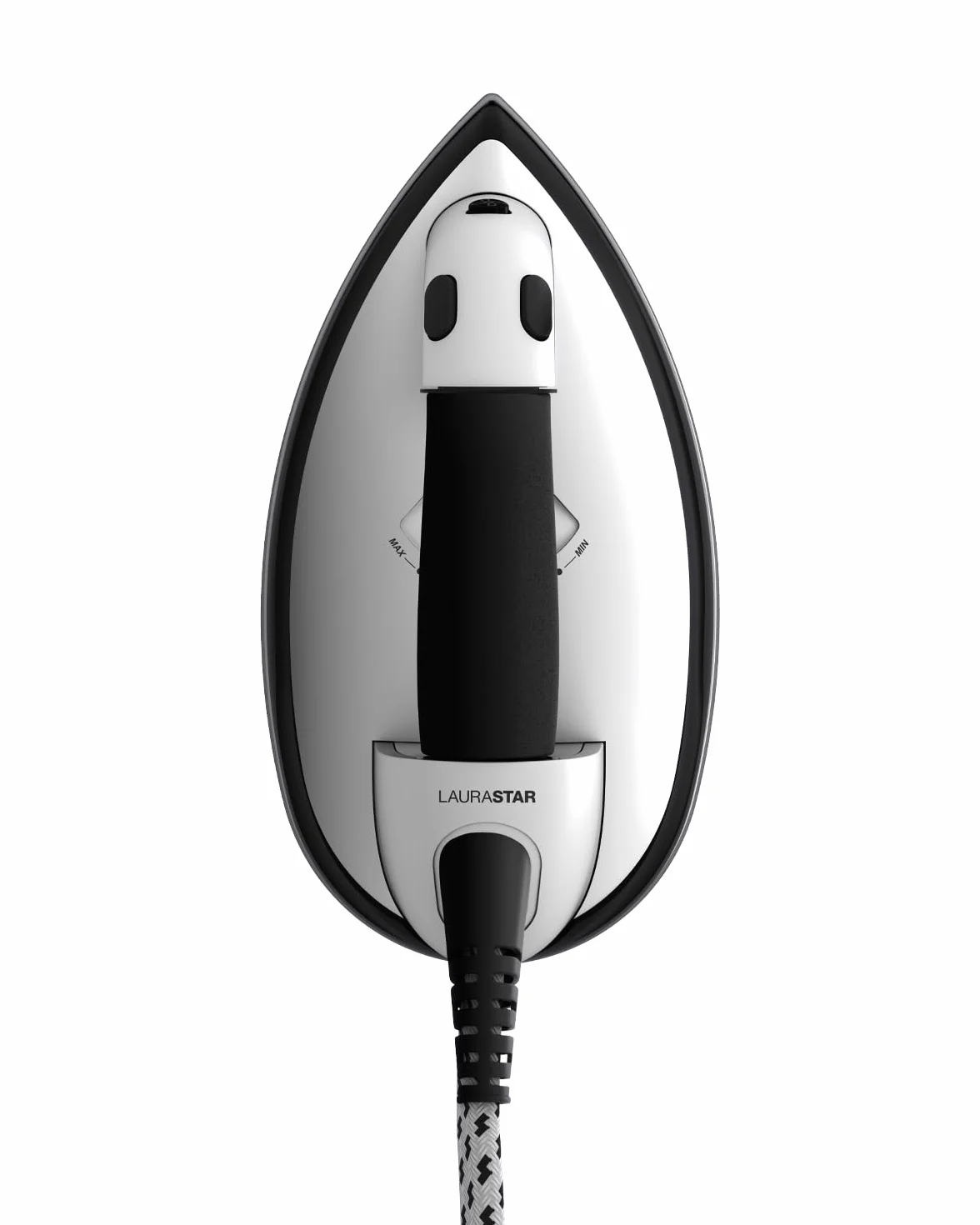 Laurastar S Pure Sistema de planchado, Vapor Higiénico que Elimina las Bacterias y los Ácaros, Tabla Activa, ruedas, Depósito Extraíble, Pearl Blue