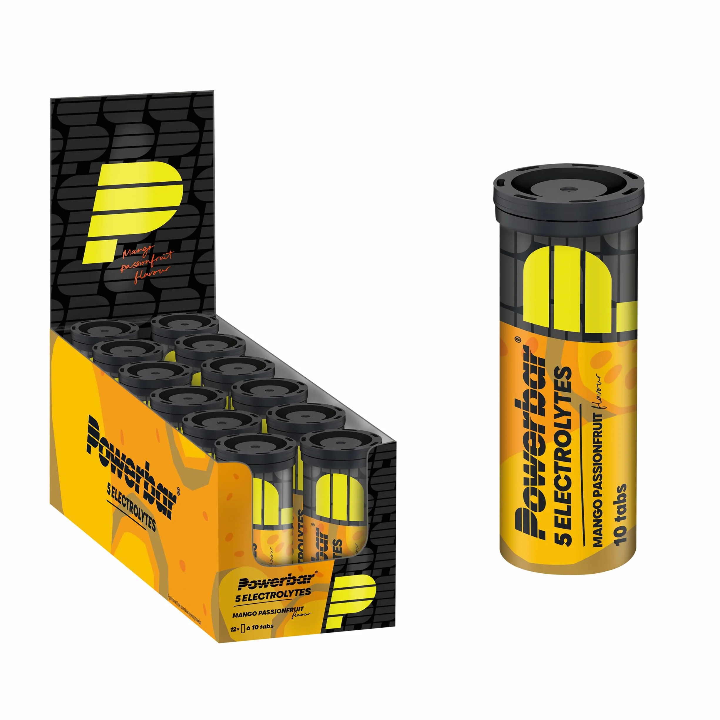 PowerBar 5 Electrolytes Mango-Passionfruit 12x10Tabs Pastillas Efervescentes