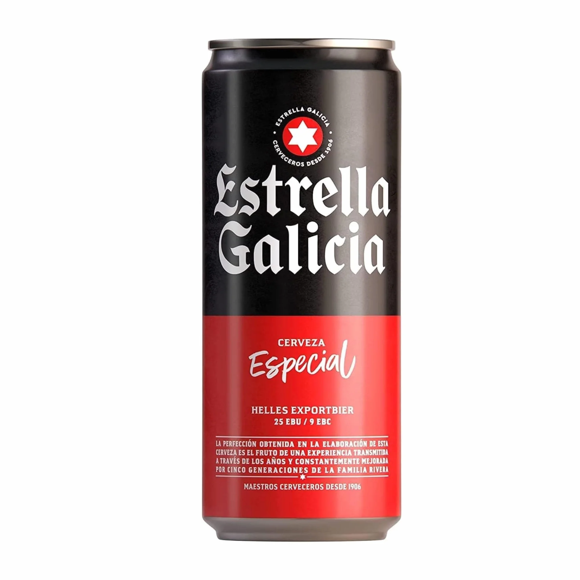 Estrella Galicia Especial Cerveza Lager Premium Pack 24 Latas 33 cl 5,5% Vol