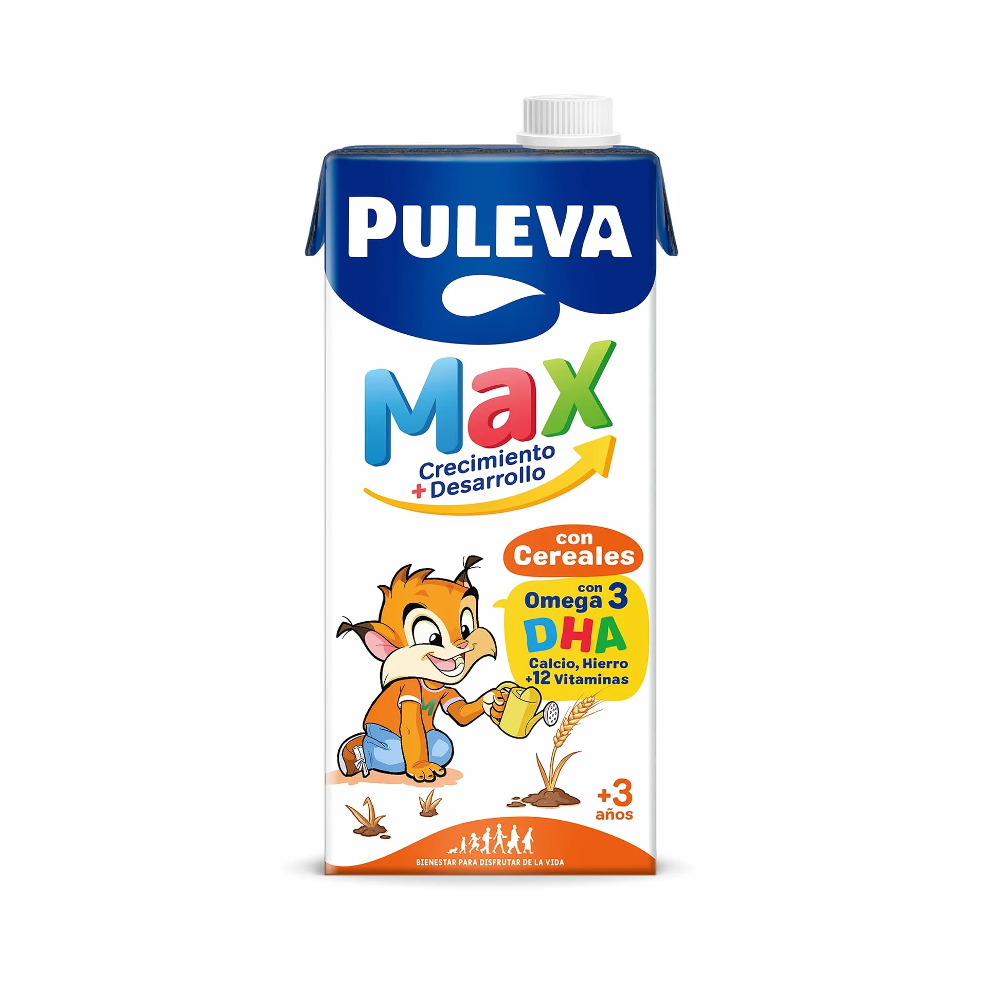Puleva Max Leche de Crecimiento y Desarrollo con Cereales Pack 6 x 1Lt