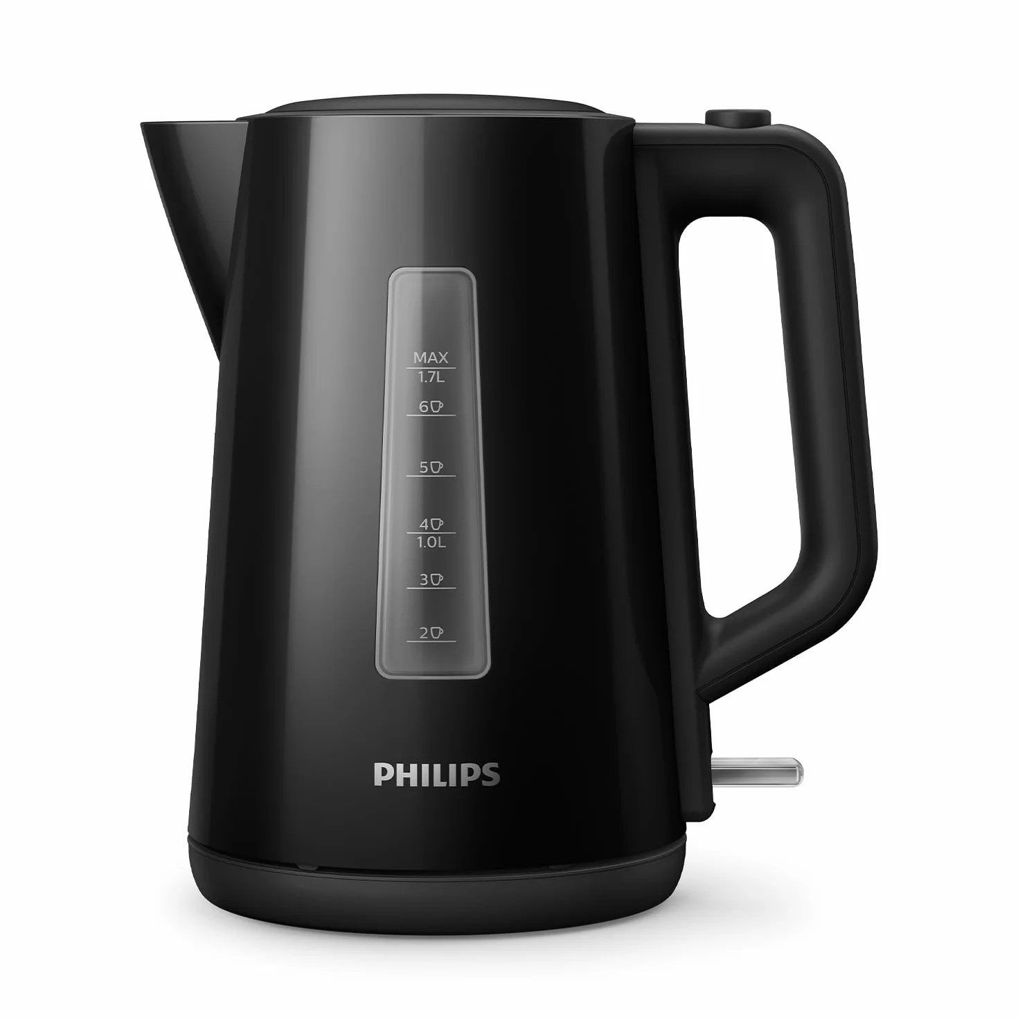 Philips Hervidor Serie 3000 1.7L Tapa con resorte Negro HD9318/20