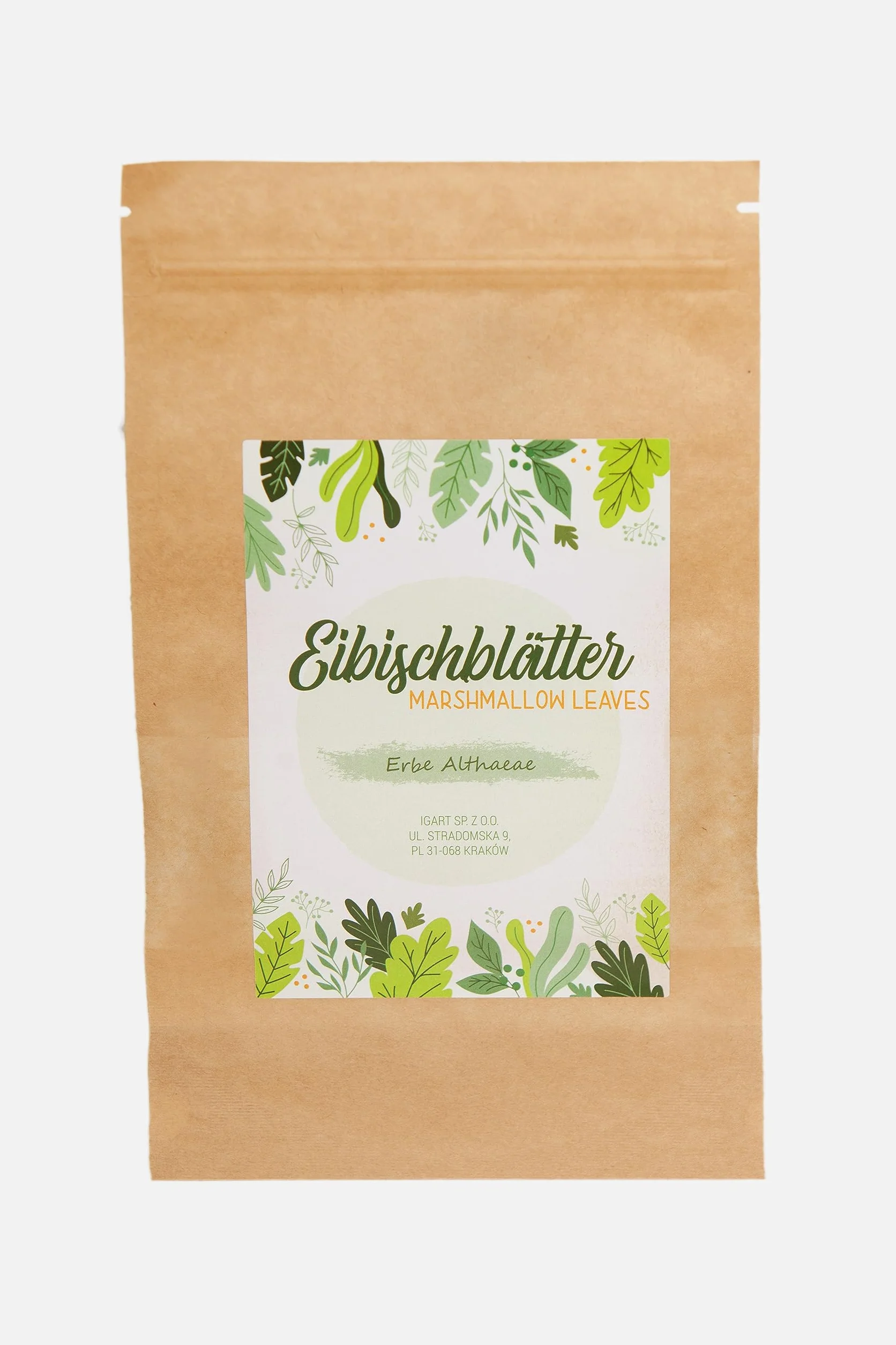 IGART Malvavisco Hojas y Tallos Cortados 500g Althea Officinalis L Té de Hierbas Suelto
