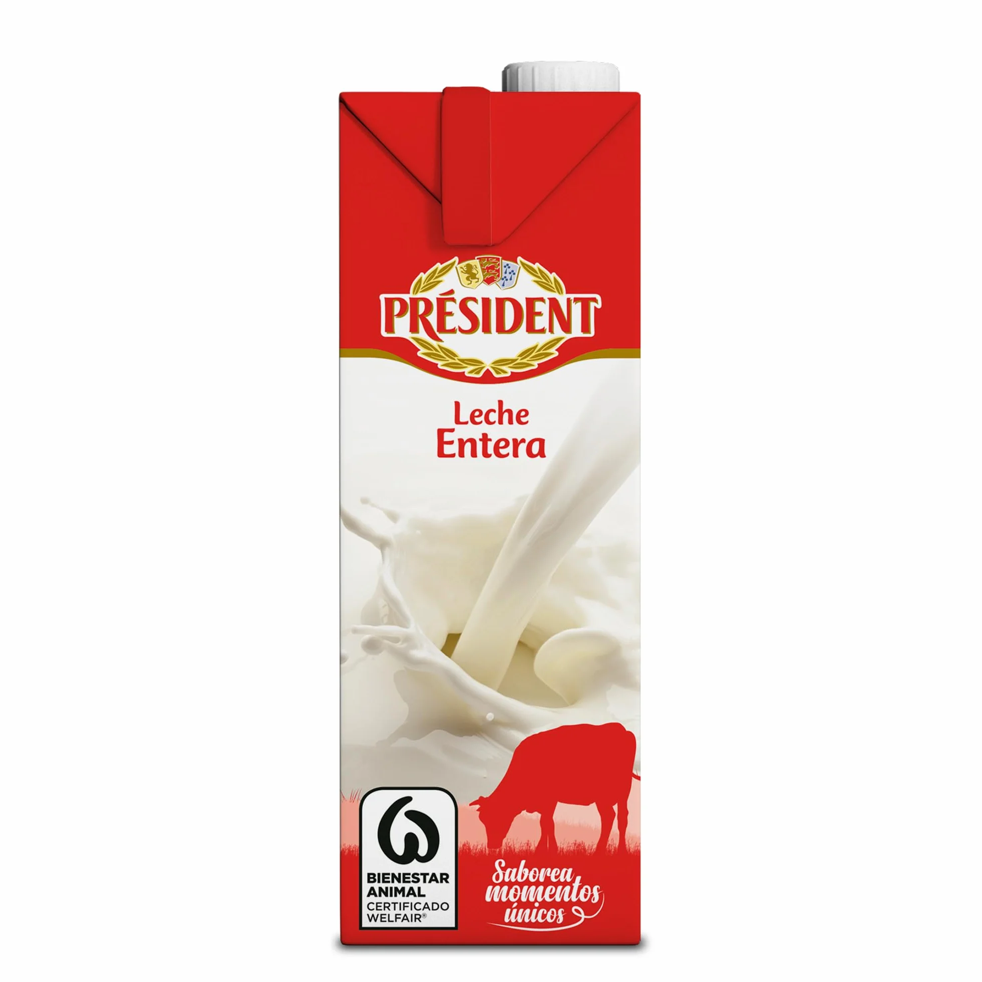 Président Leche Entera Natural de Galicia Pack 6 x 1 L