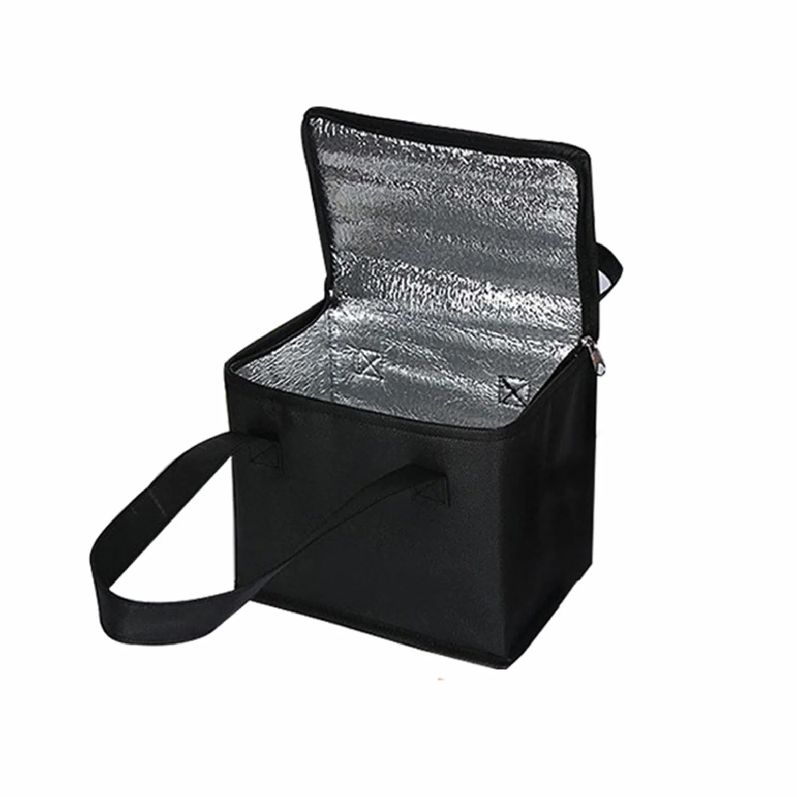 Bolsa de almuerzo con aislamiento térmico y cremallera gran capacidad, bolsas almacenamiento, caja bebidas más fresca, comida, bolsa Picnic for acampar, 3 uds Para El Trabajo