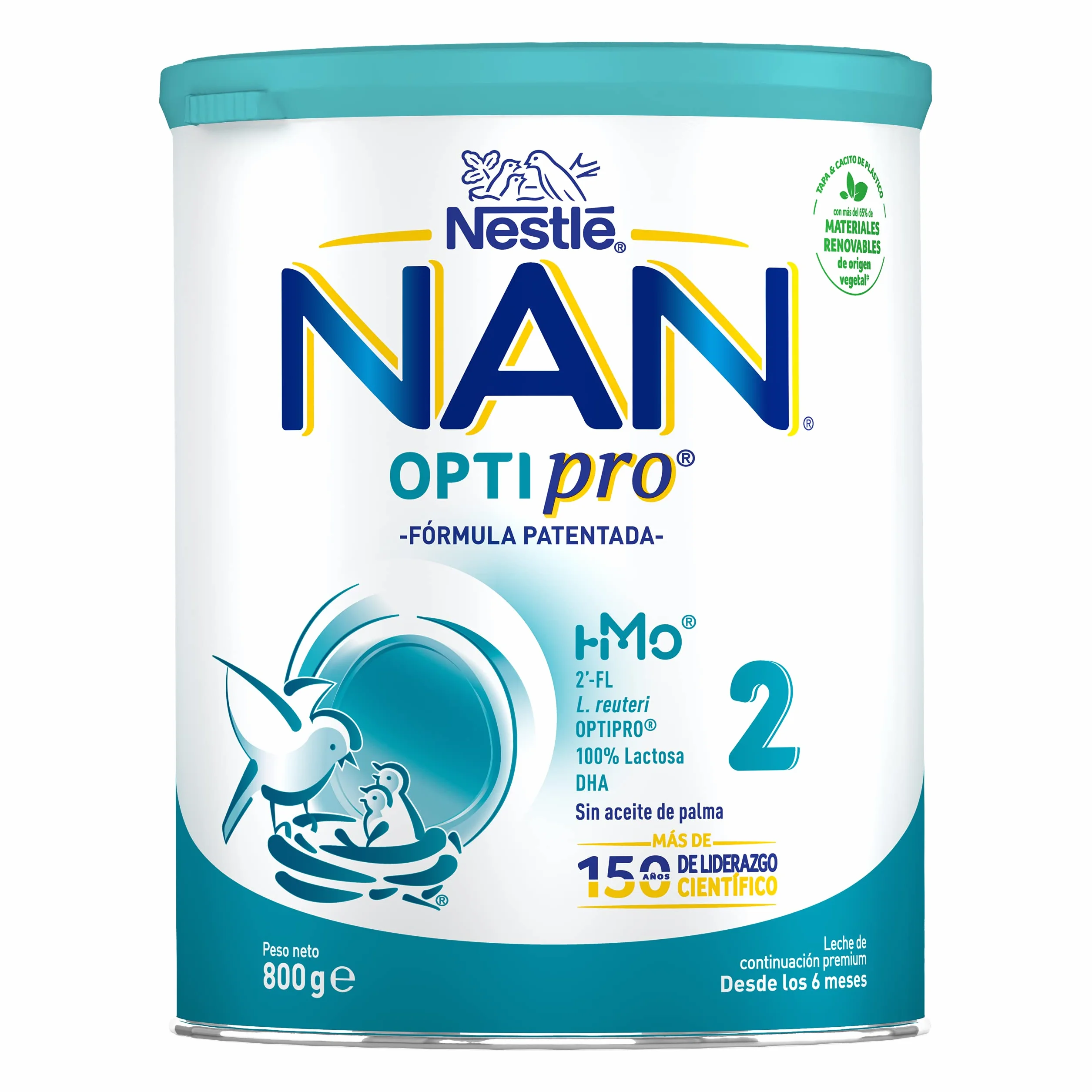 Nestlé NAN OPTIPRO 2 Leche de continuación en polvo 800g