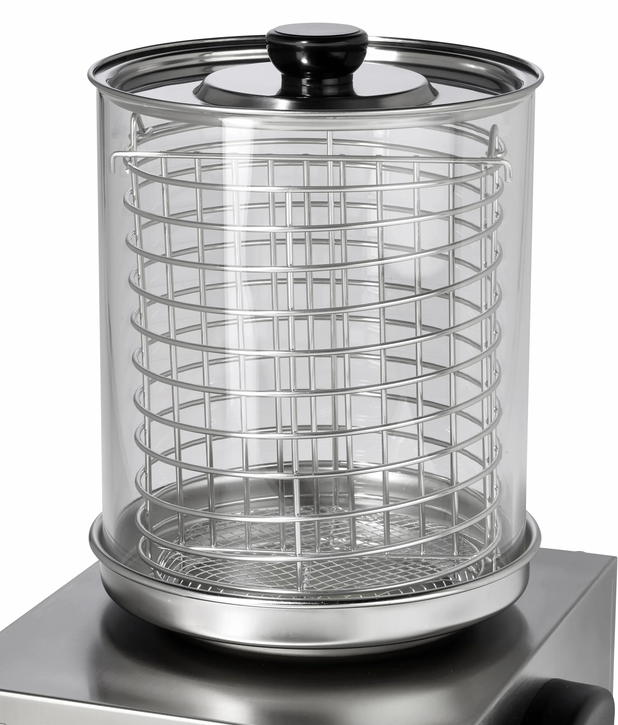 METRO Professional Máquina para Perritos Calientes GHM1002, Acero Inoxidable, 800 W
