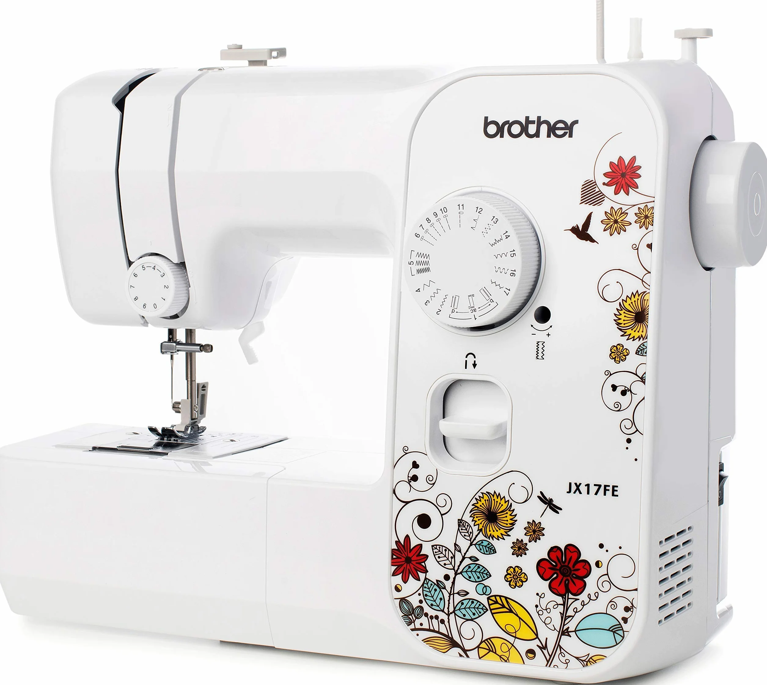 Brother JX17FE (Fantasy Edition) - Máquina de Coser, 17 Puntadas de Costura, Eléctrica, Portátil, Fácil de Usar y Práctica