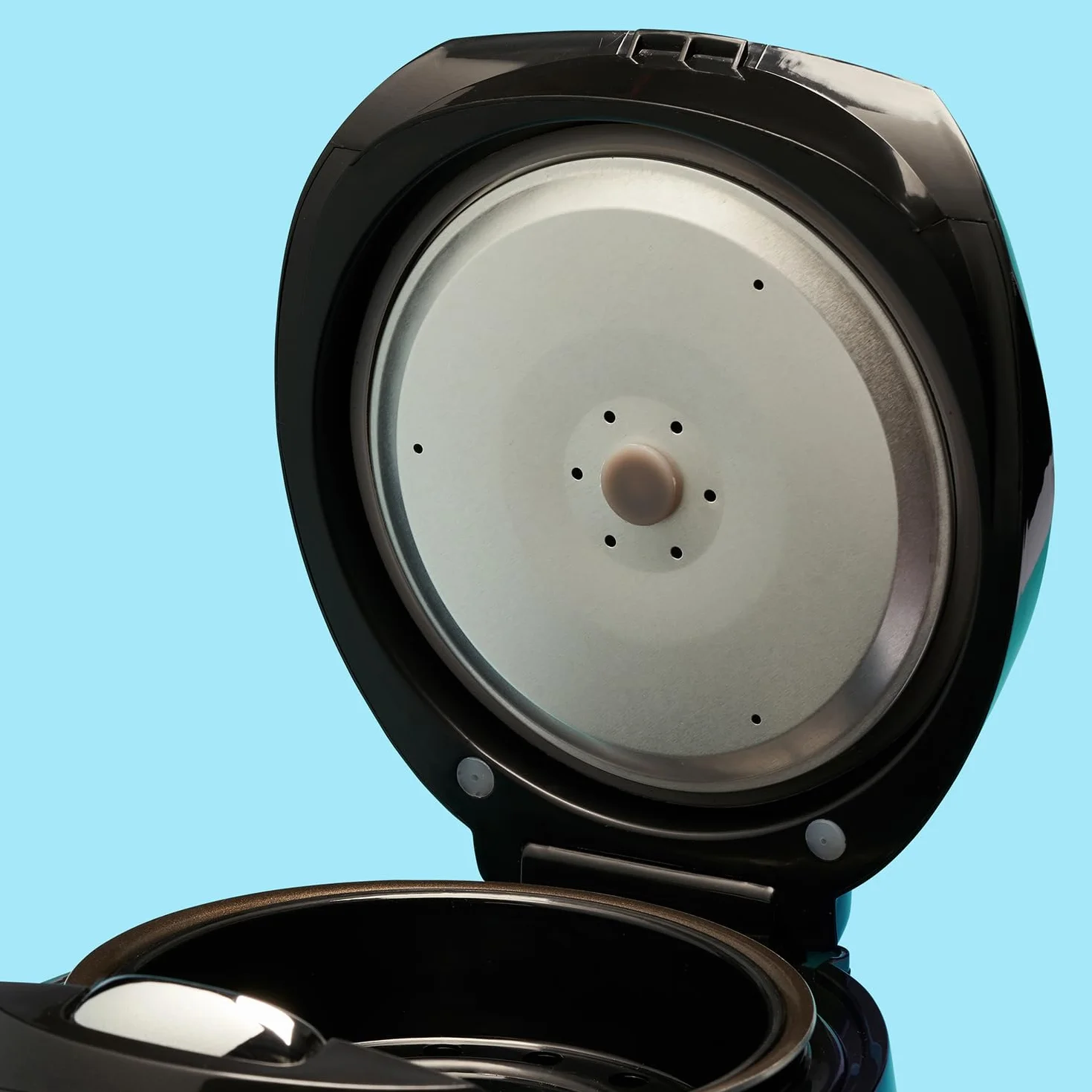 Reishunger Mini Olla Arrocera Eléctrica y Vaporera en Negro hasta 3 Personas (0.6 l) – Hervidor de Arroz con 8 Programas - Con Pantalla LED y Función Automática de Mantenimiento del Calor