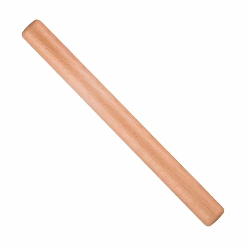 Rodillo de madera para hornear, herramienta de cocina de 28 cm, perfecto para pastelería, masa y preparación de galletas, diseño de fácil agarre
