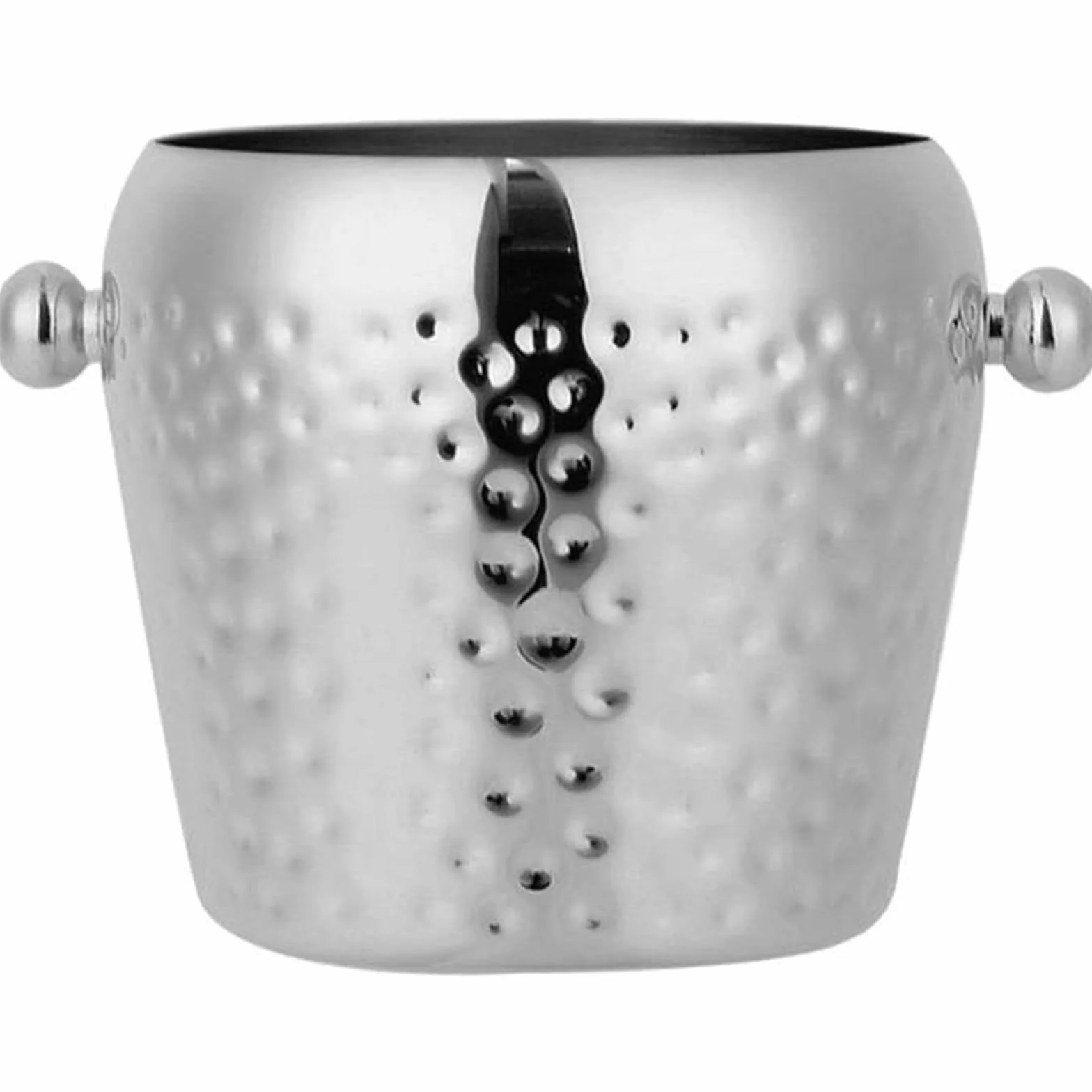 Cubitera Botella Vino Cubo de Hielo de Acero Inoxidable Mango de Transporte fácil Bebida Recipiente de Hielo Redondo para Vino de champán Cerveza Suministros de Bar de Fiesta de Cerveza