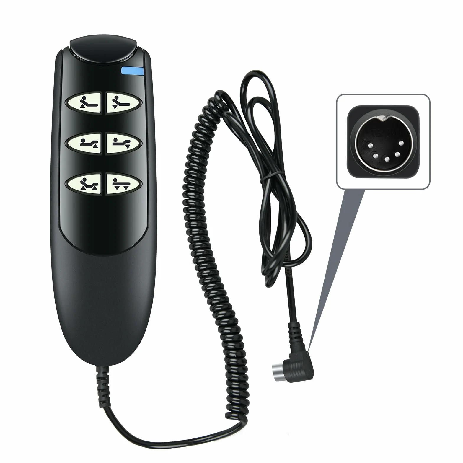 Kontroler zdalny OKIN/Sun Garden do łóżka z regulacją elektryczną, składany silnik