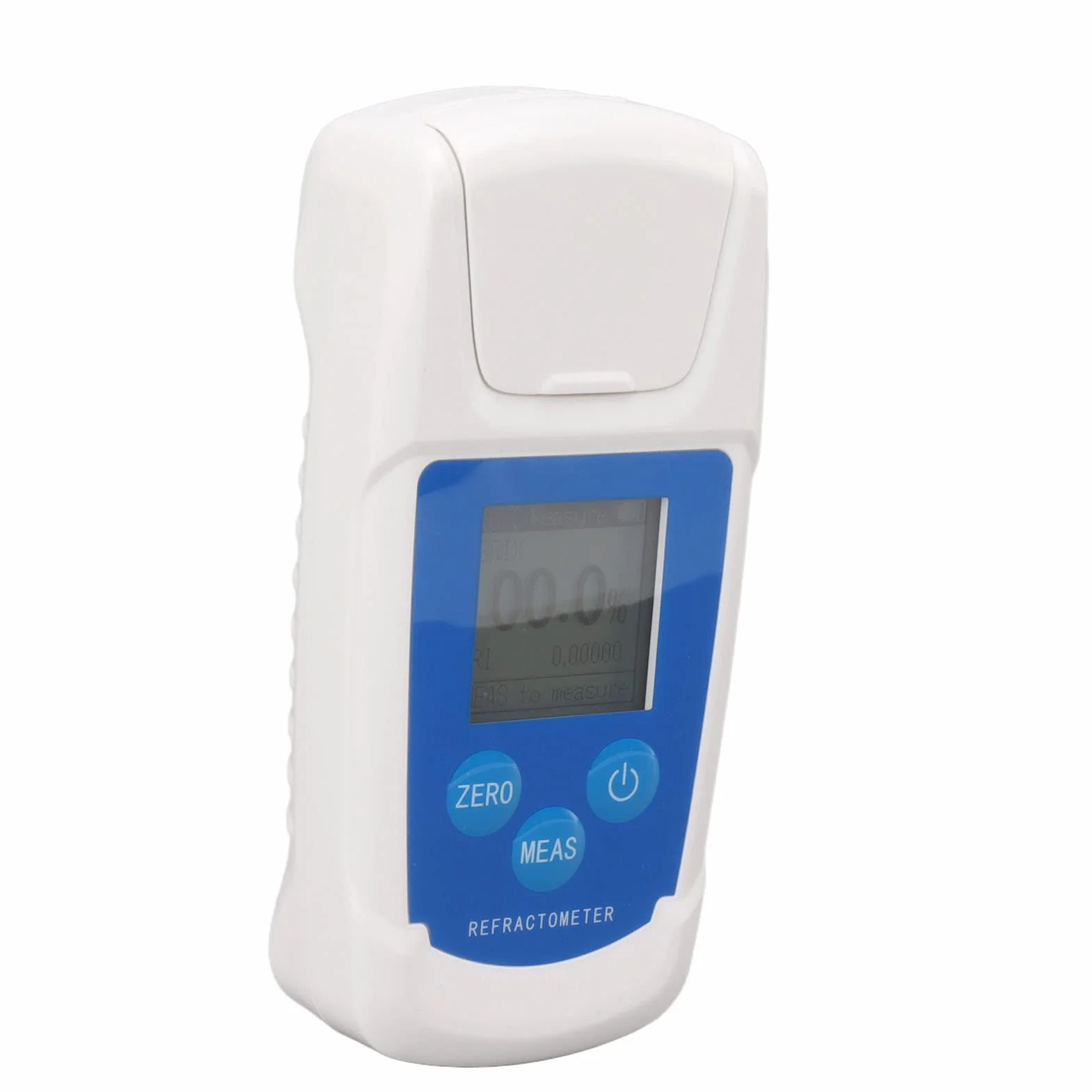 Refractómetro digital Brix de alta precisión, contador de azúcar de calibración automática con pantalla de retroiluminación para Homebrew Wine Making Juice Honey Testing