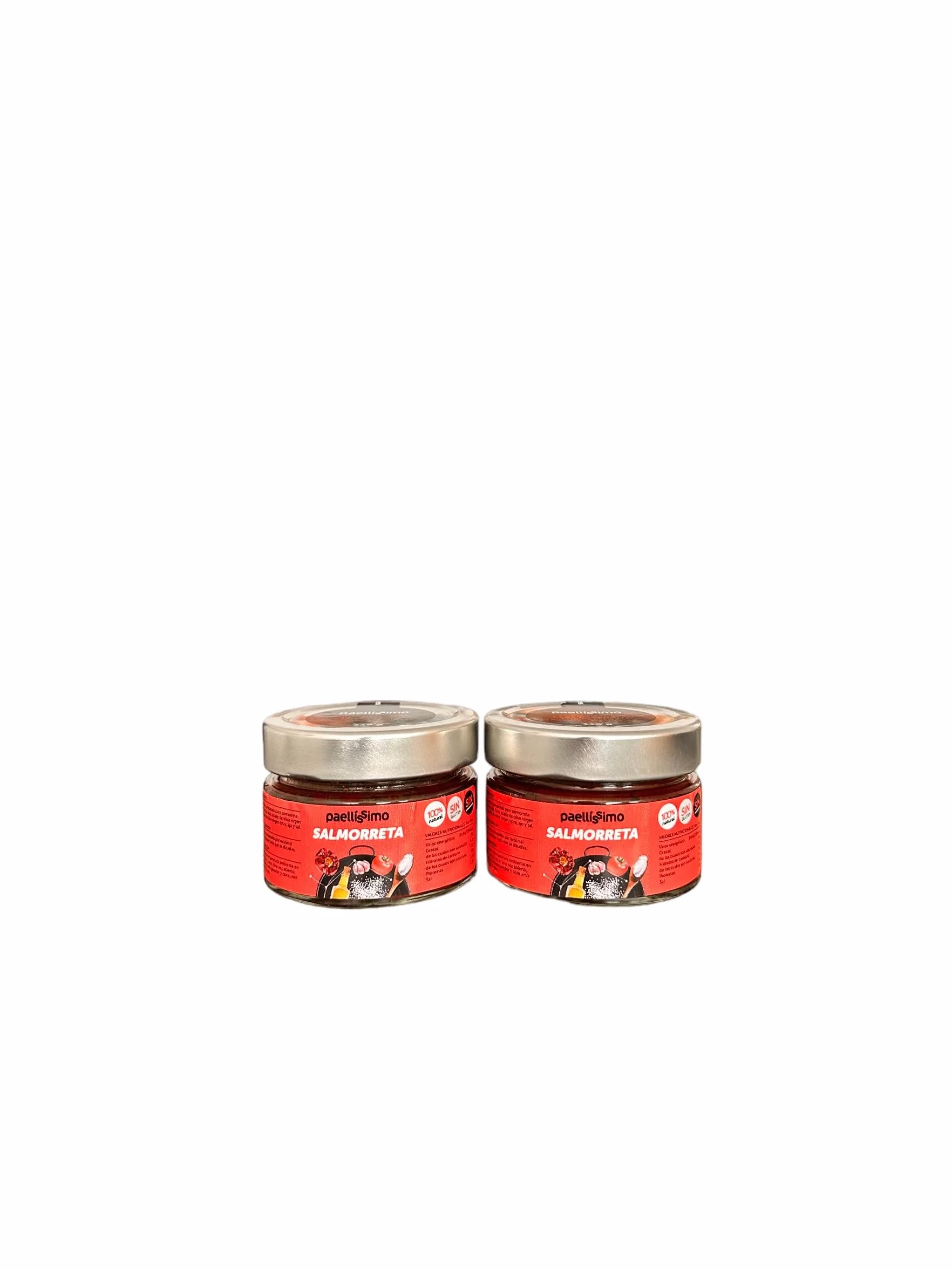 Salmorreta para Paella, Salsa Alicantina, Sofrito para Arroces y Guisos - 2 Tarros 110gr