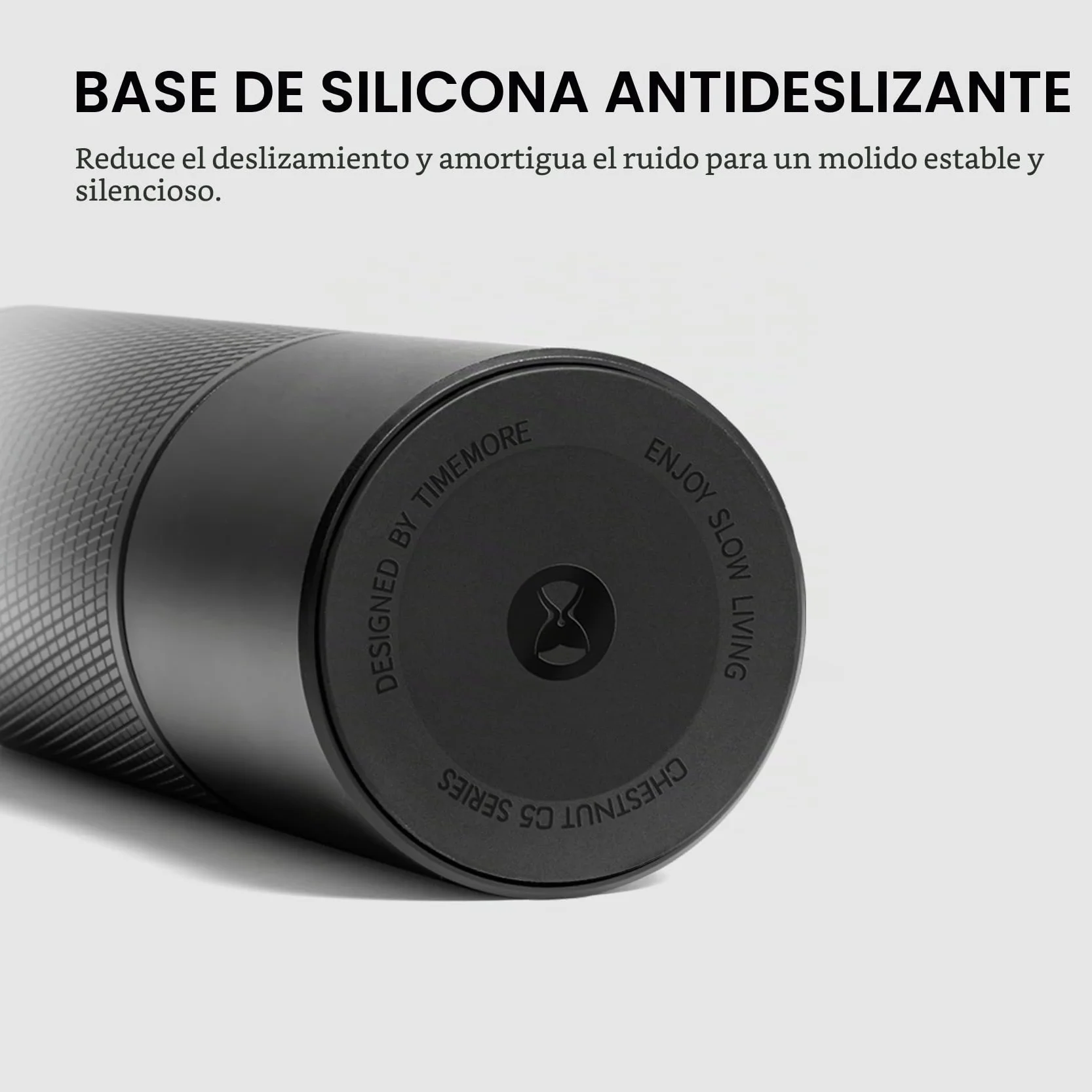 TIMEMORE C5 ESP Pro Molinillo de Café Manual con Fresa Cónica S2C-042-III, Ajuste de Precisión de 0,015mm, Molinillo de Café Manual Portátil Todo-Metal para Espresso/Prensa Francesa/Método de Vertido