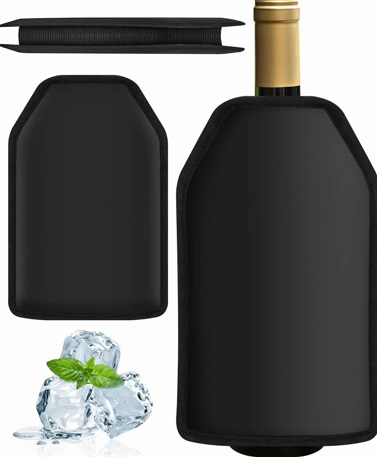 Funda Enfriadora Botellas Vino Tinto Enfriador Cerveza Manga Gel Universal
