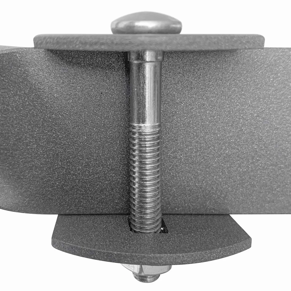 Somnia Descanso - Litera Reforzada Completa con Barandilla y Escalera Metálica - Estructura de 40x30mm con Láminas Anchas, Gris, 90x190