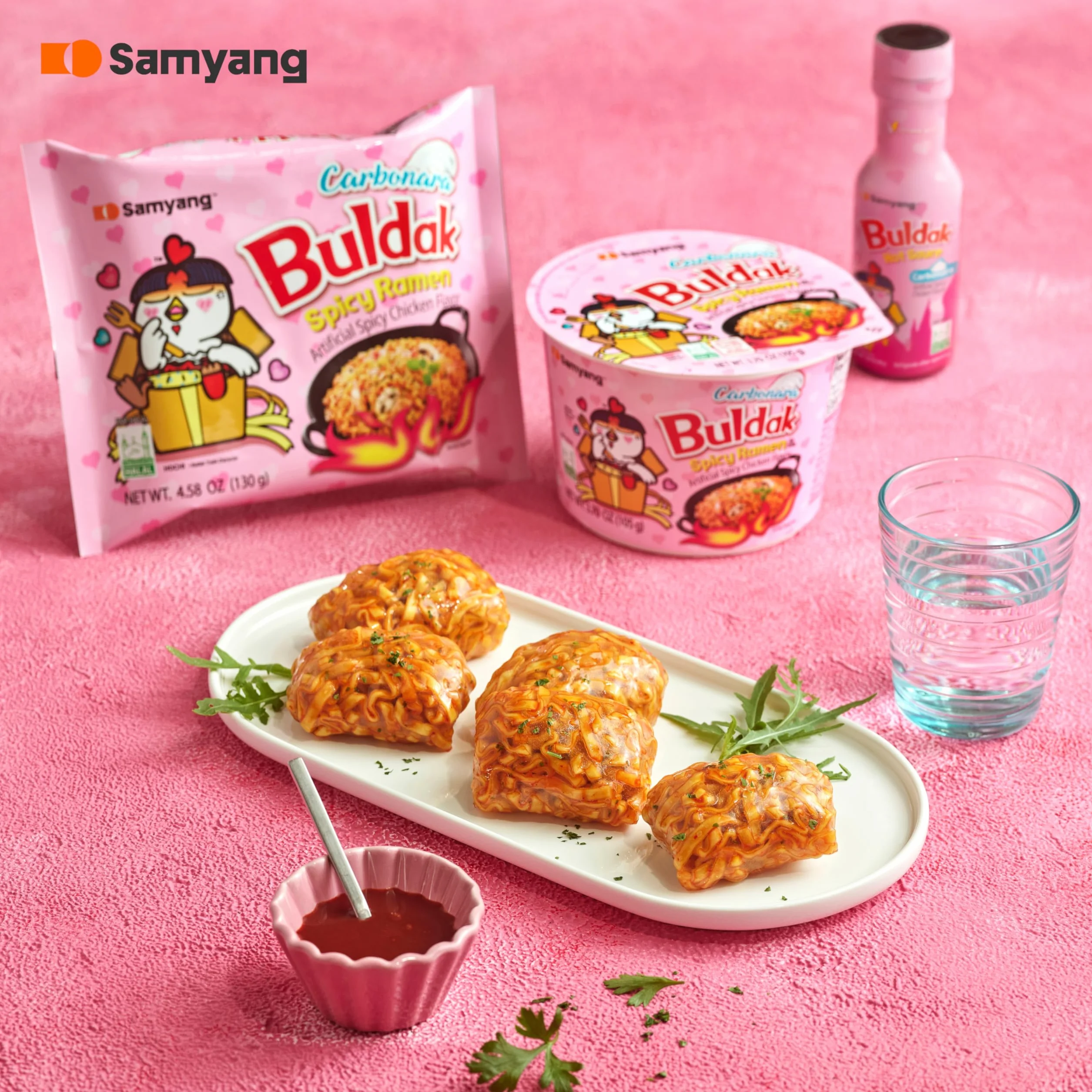 Samyang Carbo Buldak Fideos superpicantes paquete de 5