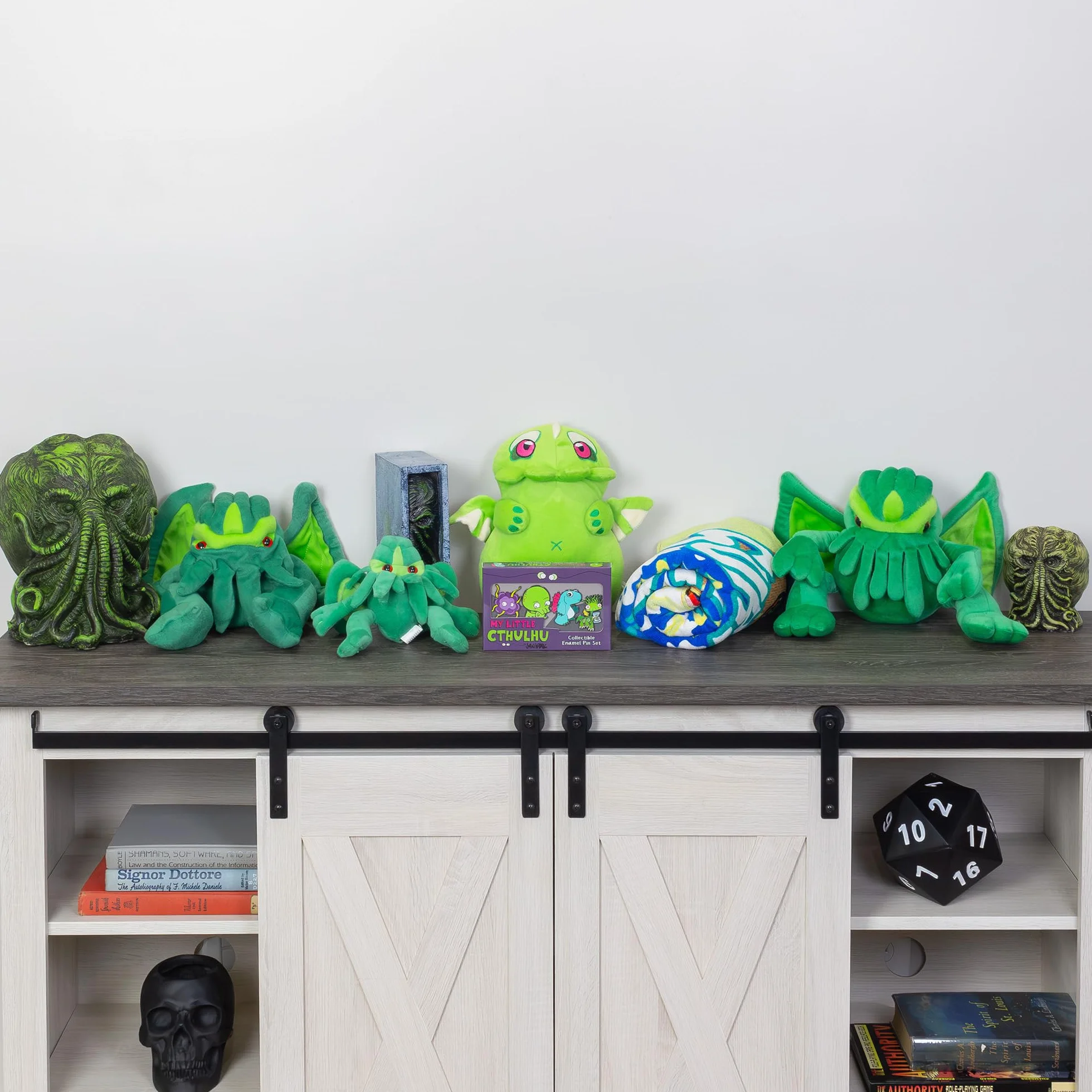 Toy Vault Cthulhu - Inserto de estantería, sujetalibros de Resina, Estatua de Monstruo de Cthulhu